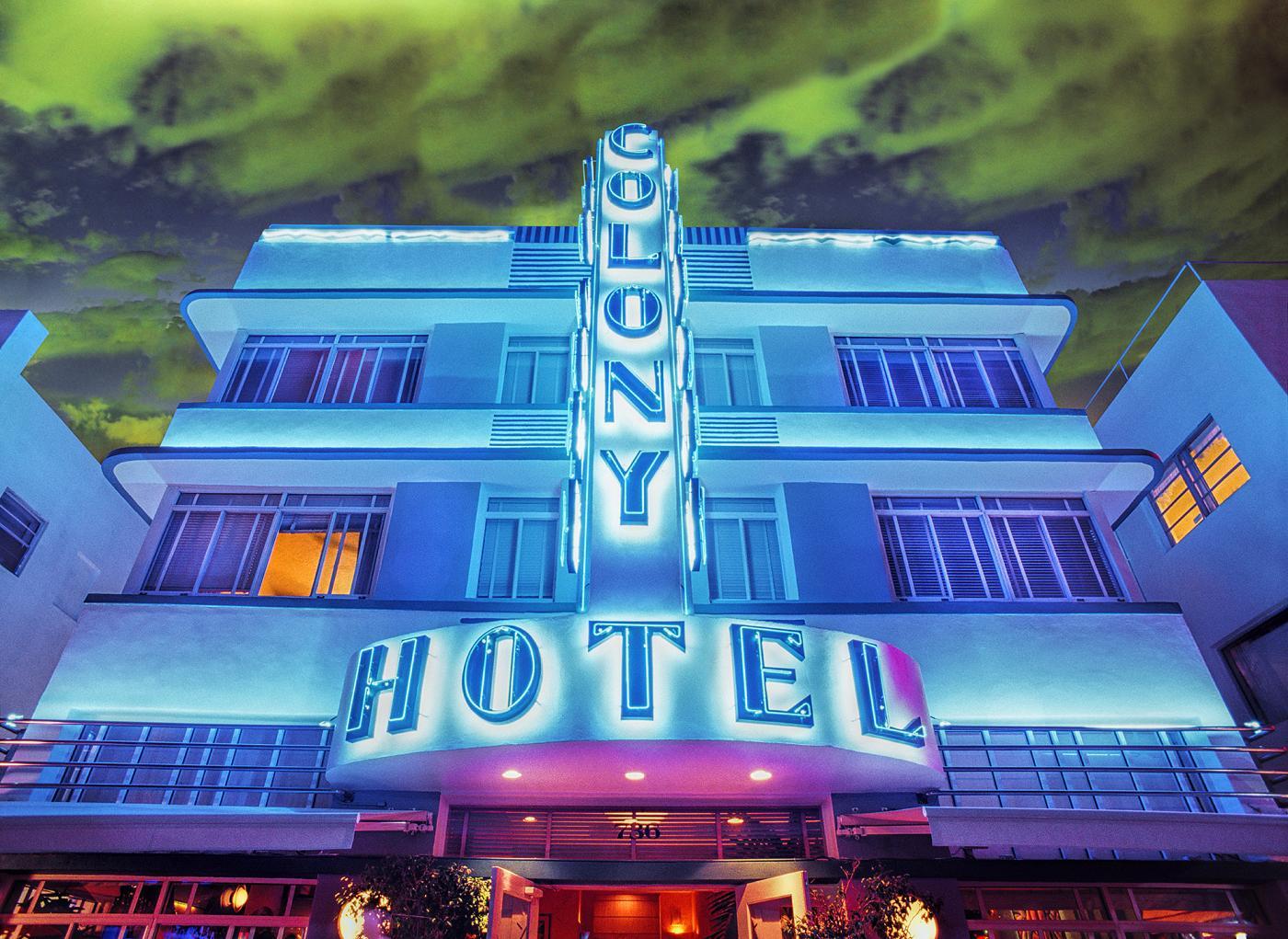 1400x1021 Mitchell Funk Beach Art Deco Colony Hotel