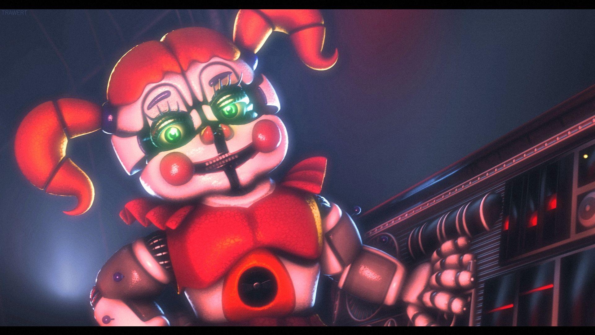 1920x1080 FNAF Circus Baby Wallpaper