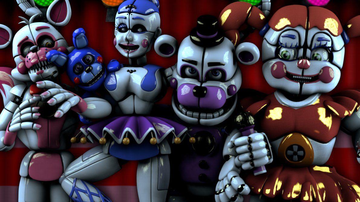 1191x670 4K Photobombed. Anime fnaf, Fnaf baby, Fnaf wallpaper