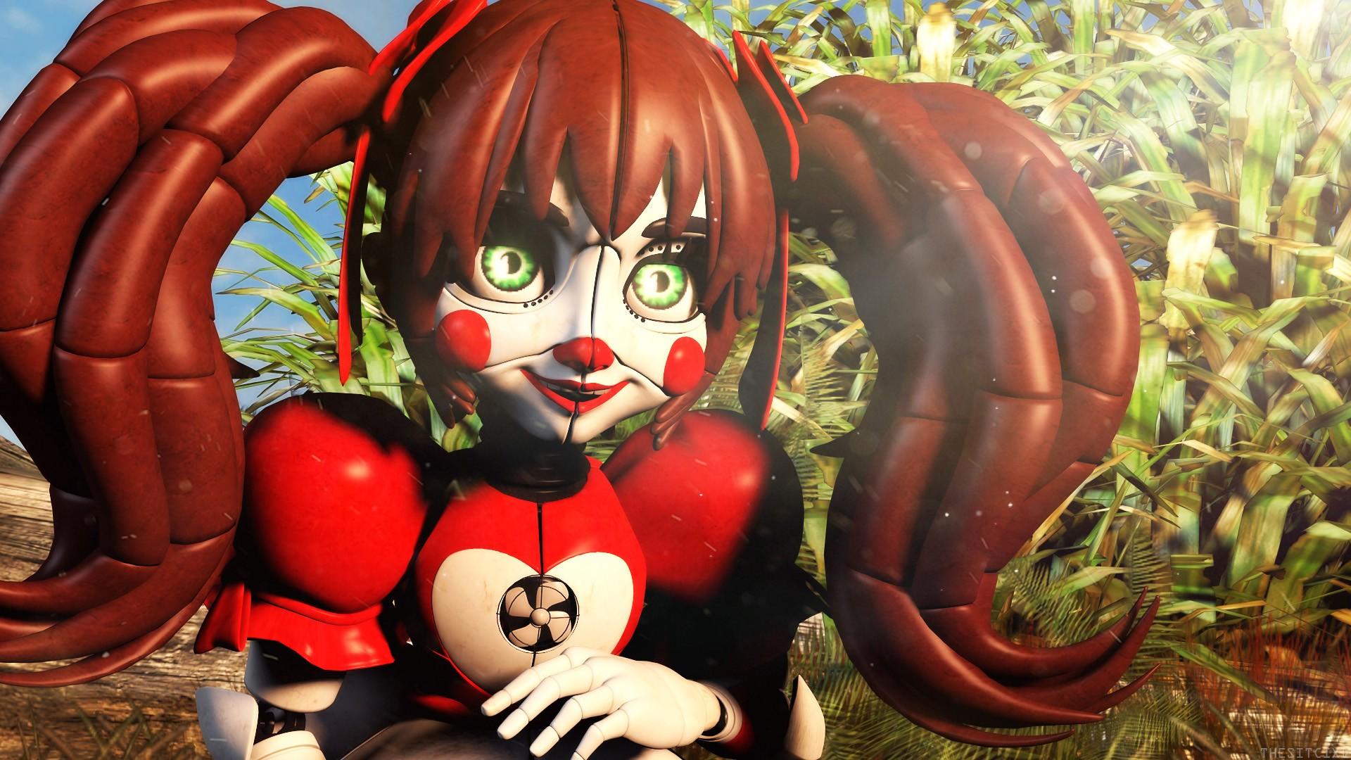 1920x1080 Circus Baby In Trees Background Five Nights at Freddy's Sister Location HD FNAF Wallpaper