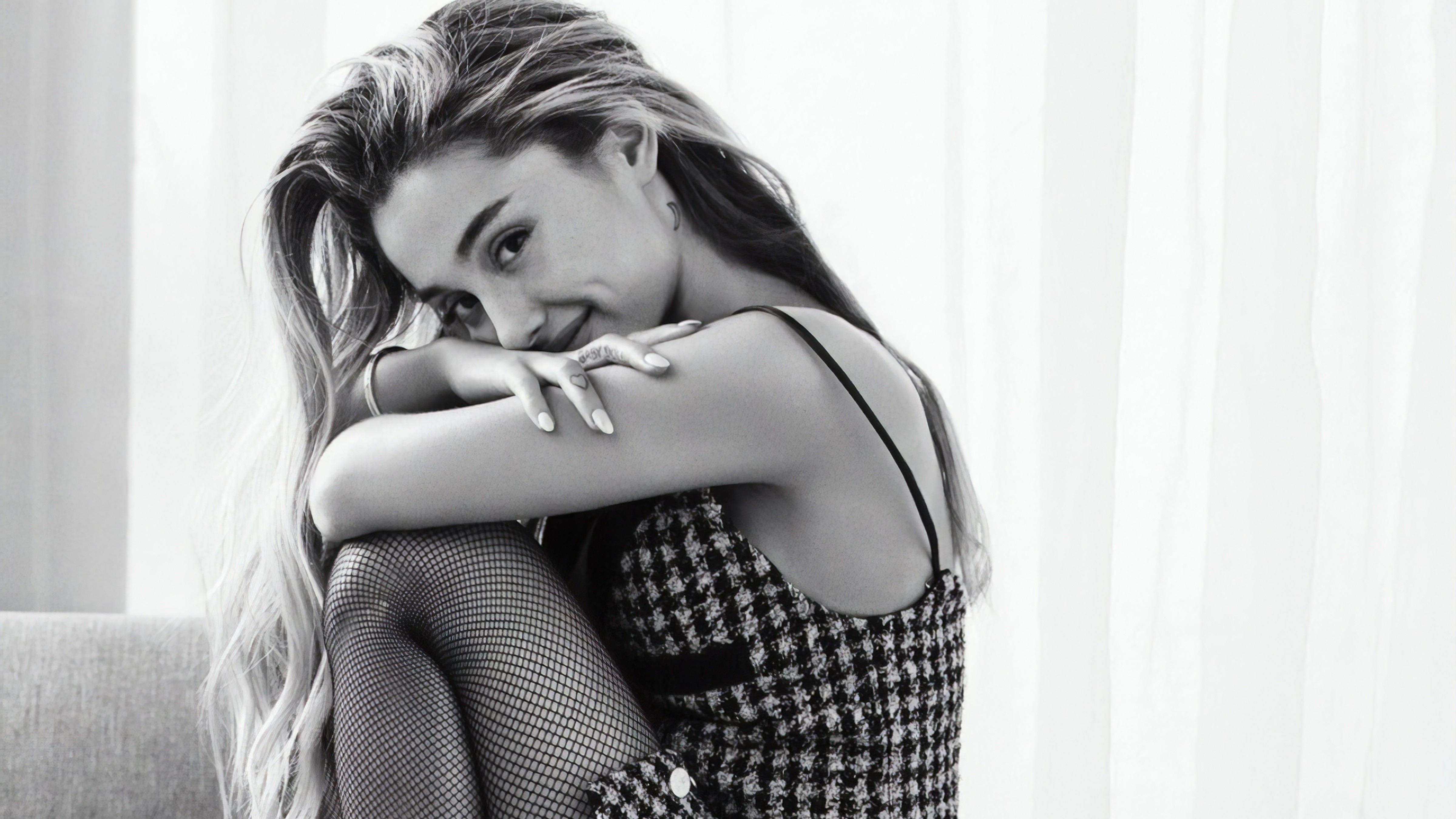 4800x2700 Ariana Grande for British Vogue, 2018 4k Ultra HD Wallpaper