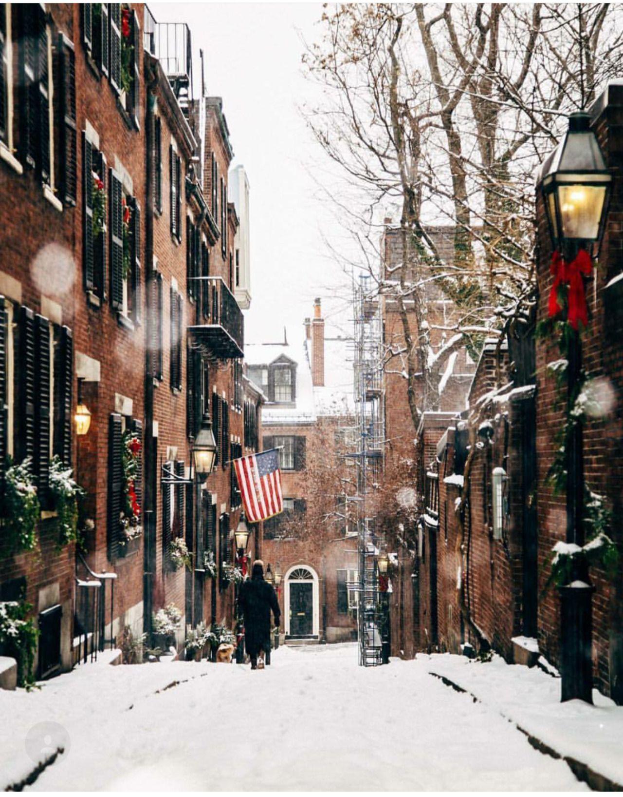 1280x1635 Beacon Hill Boston, photo by Victorio Nakata via Instagram. Boston massachusetts photography, Boston winter, Boston travel