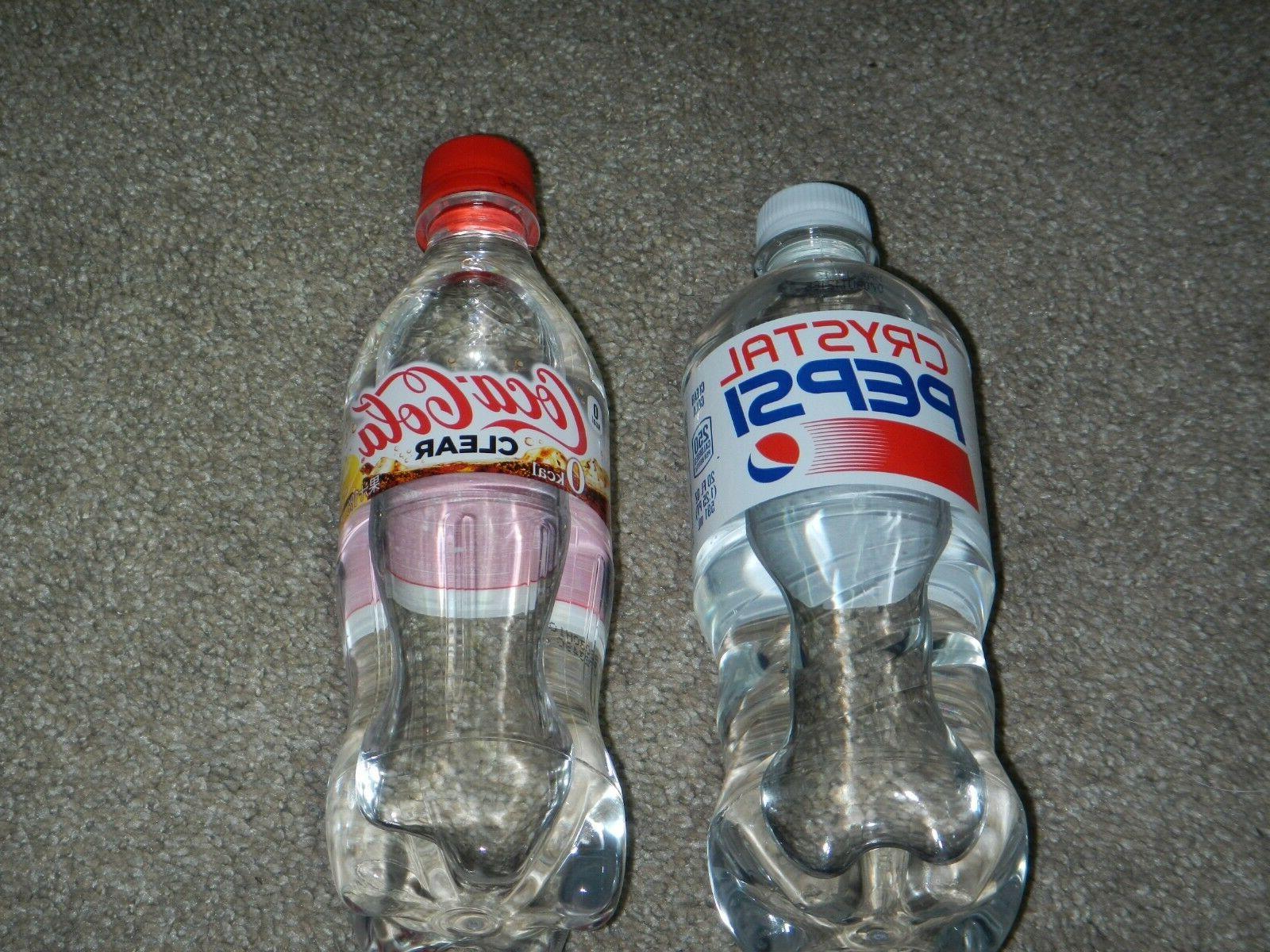 1600x1200 rare CLEAR CocaCola Coke + Crystal Pepsi Sod