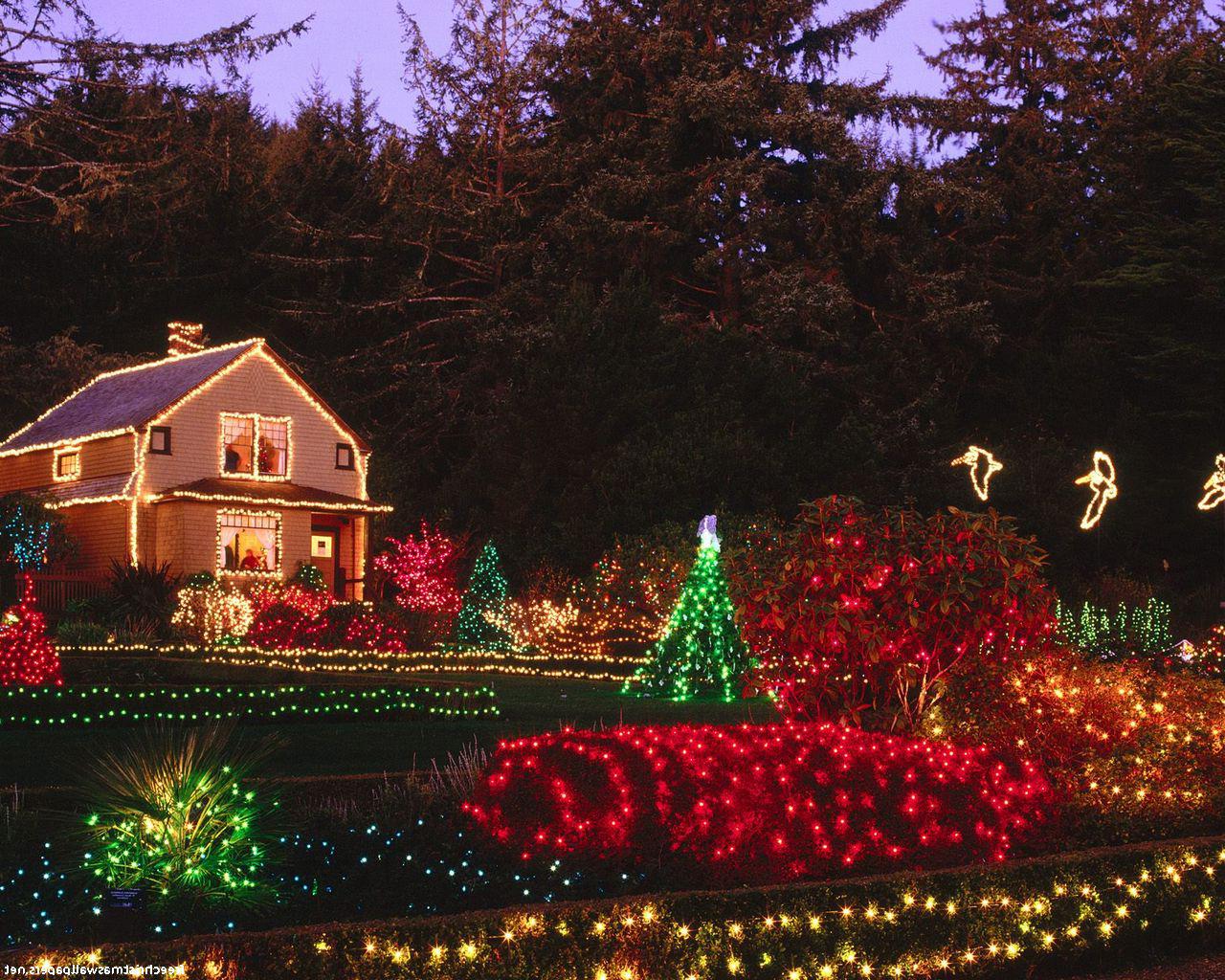1280x1024 Christmas Home Wallpaper