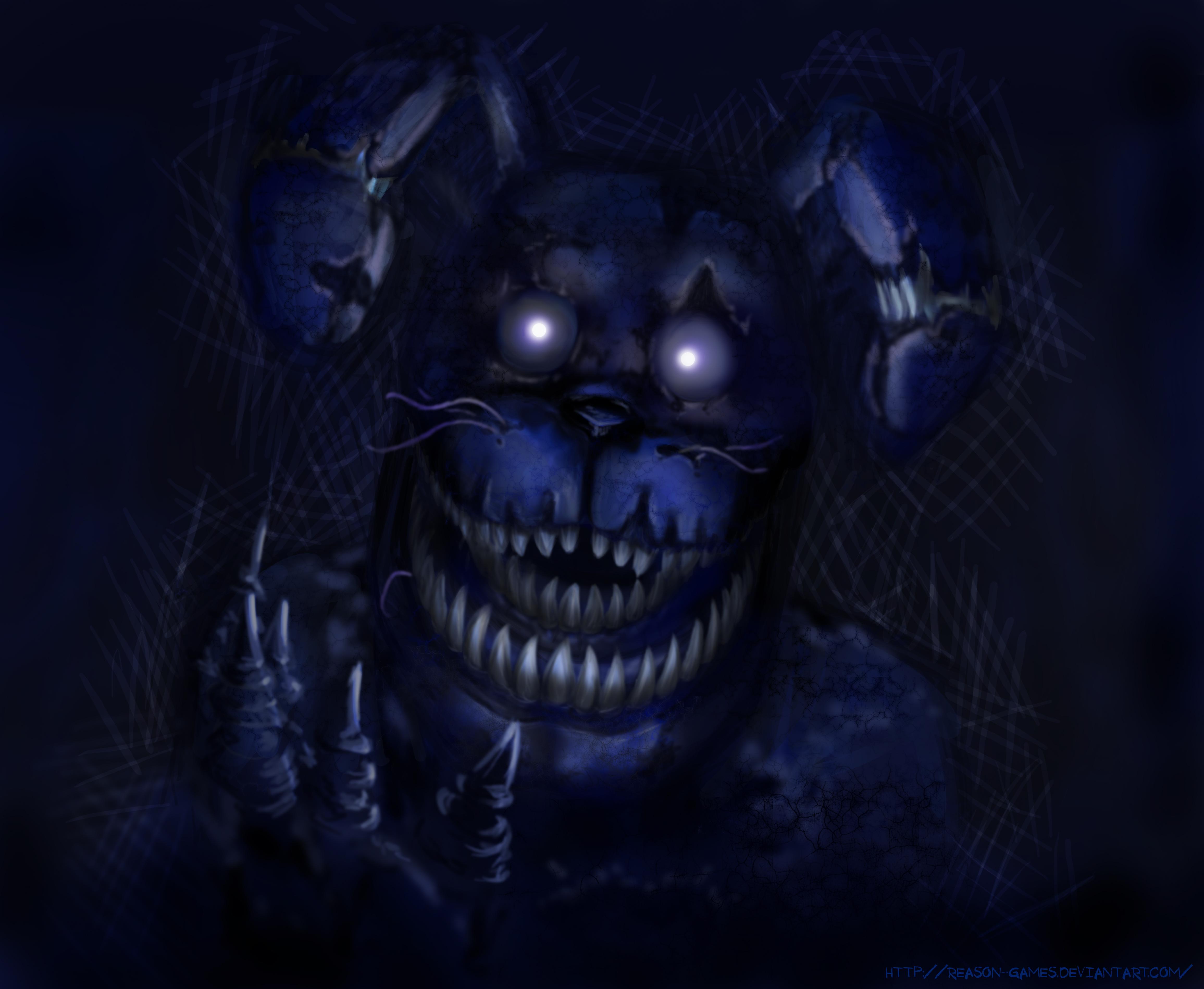 4622x3796 Free download This hands down is the BEST nightmare bonnie fanart as of now I did [4622x3796] for your Desktop, Mobile & Tablet. Explore Nightmare Bonnie Wallpaper