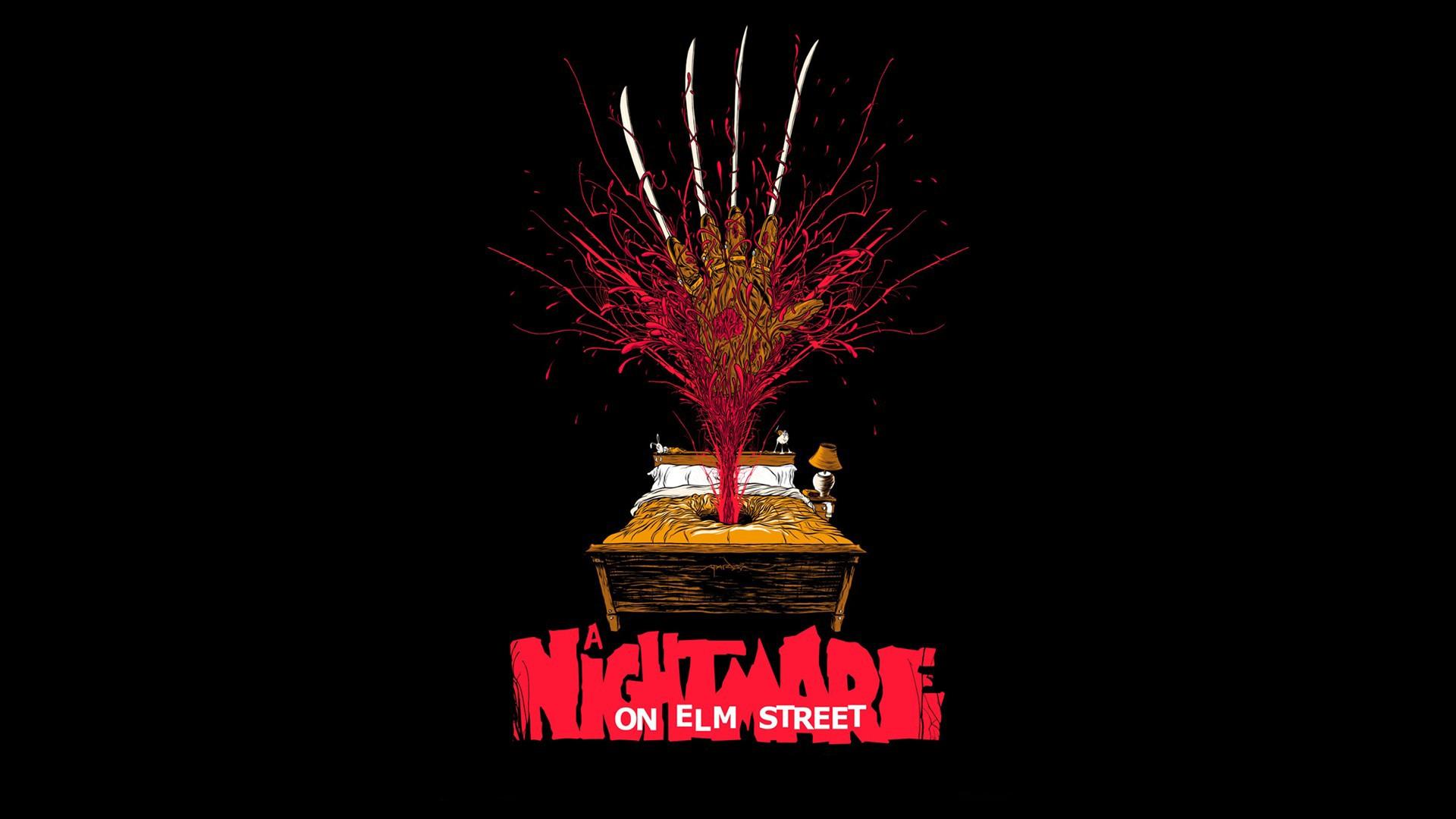 1920x1080 Freddy Krueger, Simple, Simple background, Black background, A Nightmare on Elm Street Wallpaper HD / Desktop and Mobile Background
