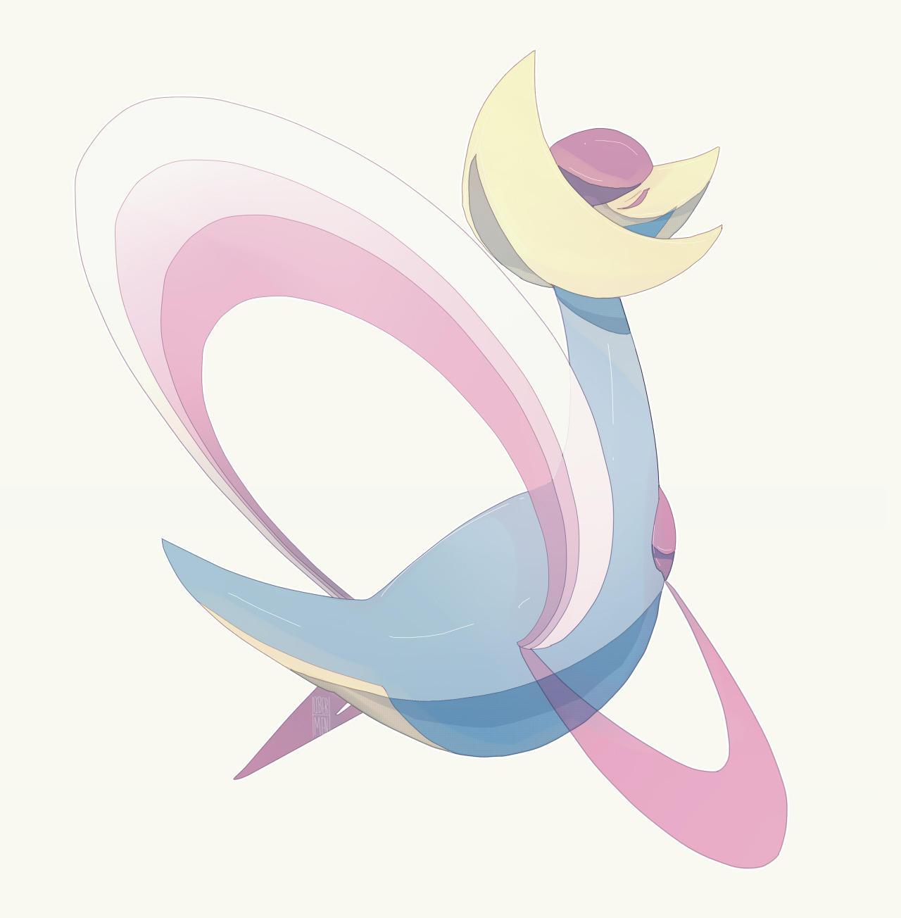 1280x1304 Cresselia. Pokémon
