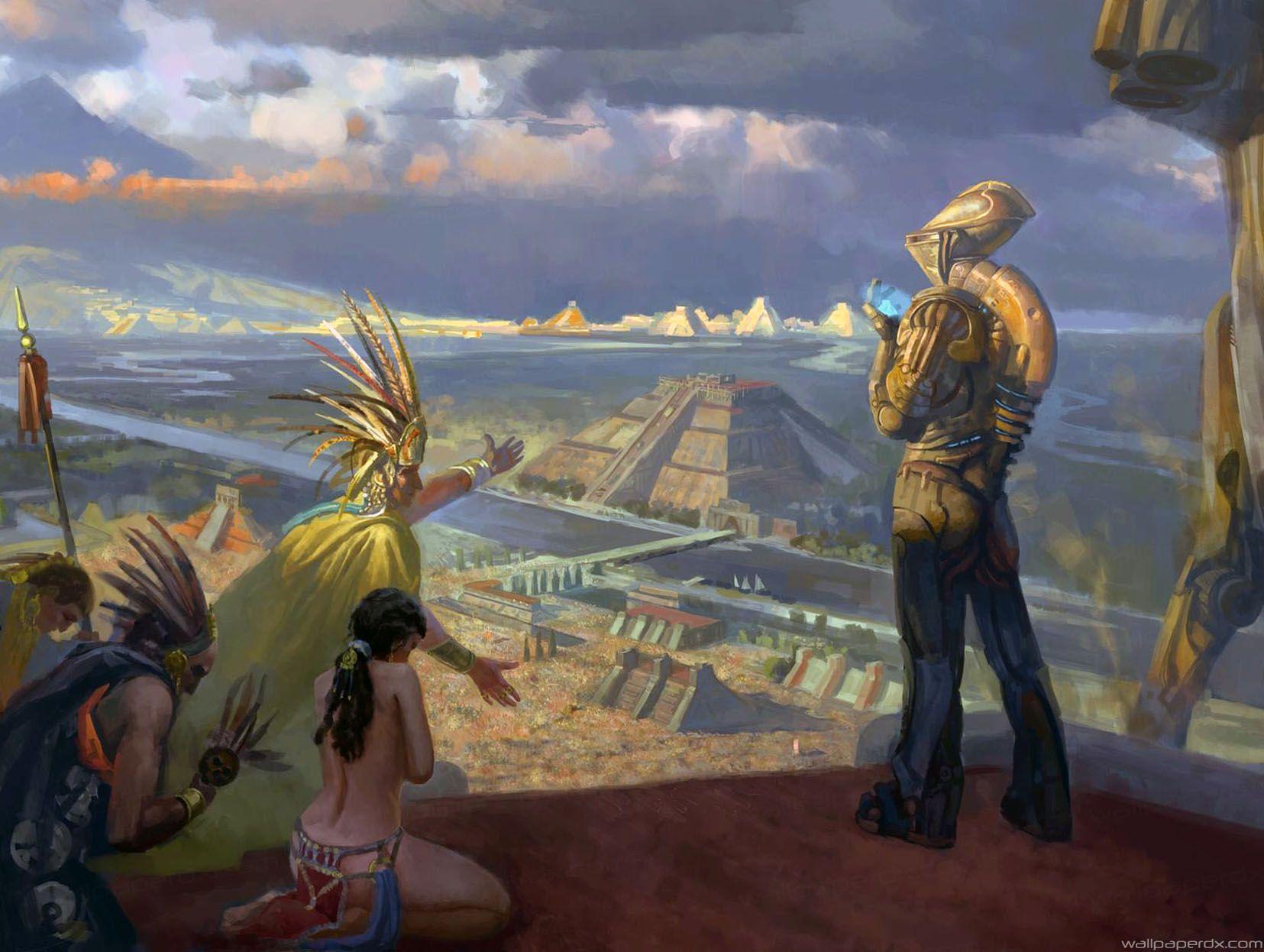 1655x1246 fantasy ancient gods of the incas HD