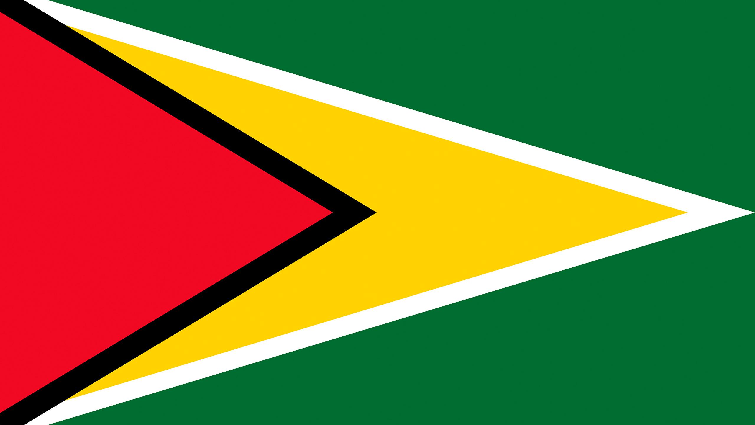 2560x1440 National Flag Of Guyana