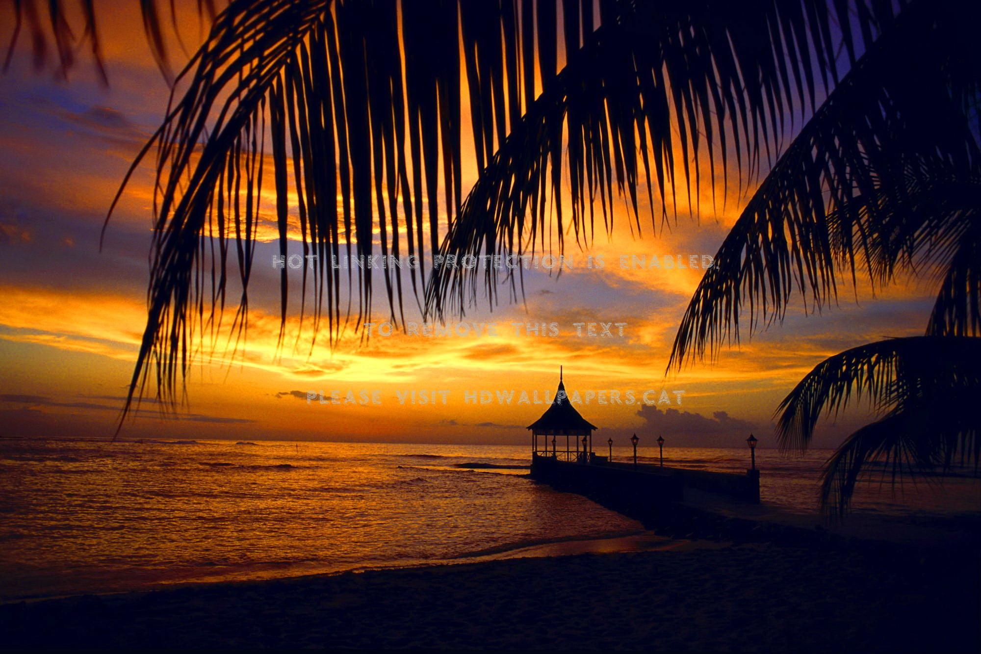 2000x1333 Montego Bay Jamaica Lovely Palms Nice Shore