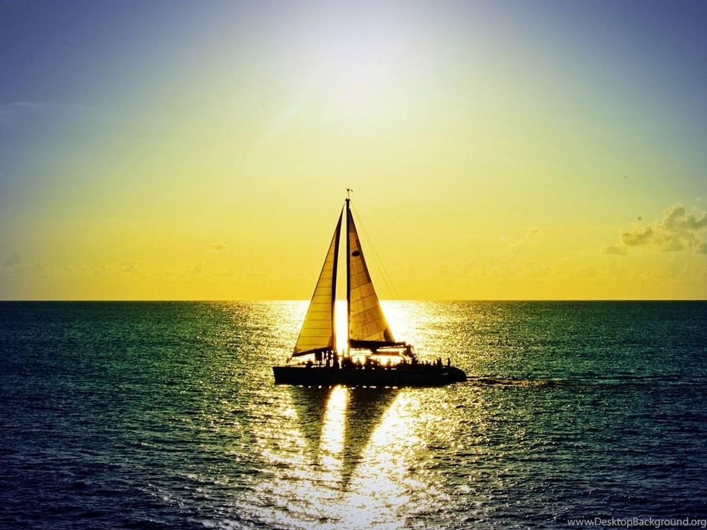 1024x768 Photos From The Caves, Negril: Free Jamaica Sunset Wallpaper Desktop Background