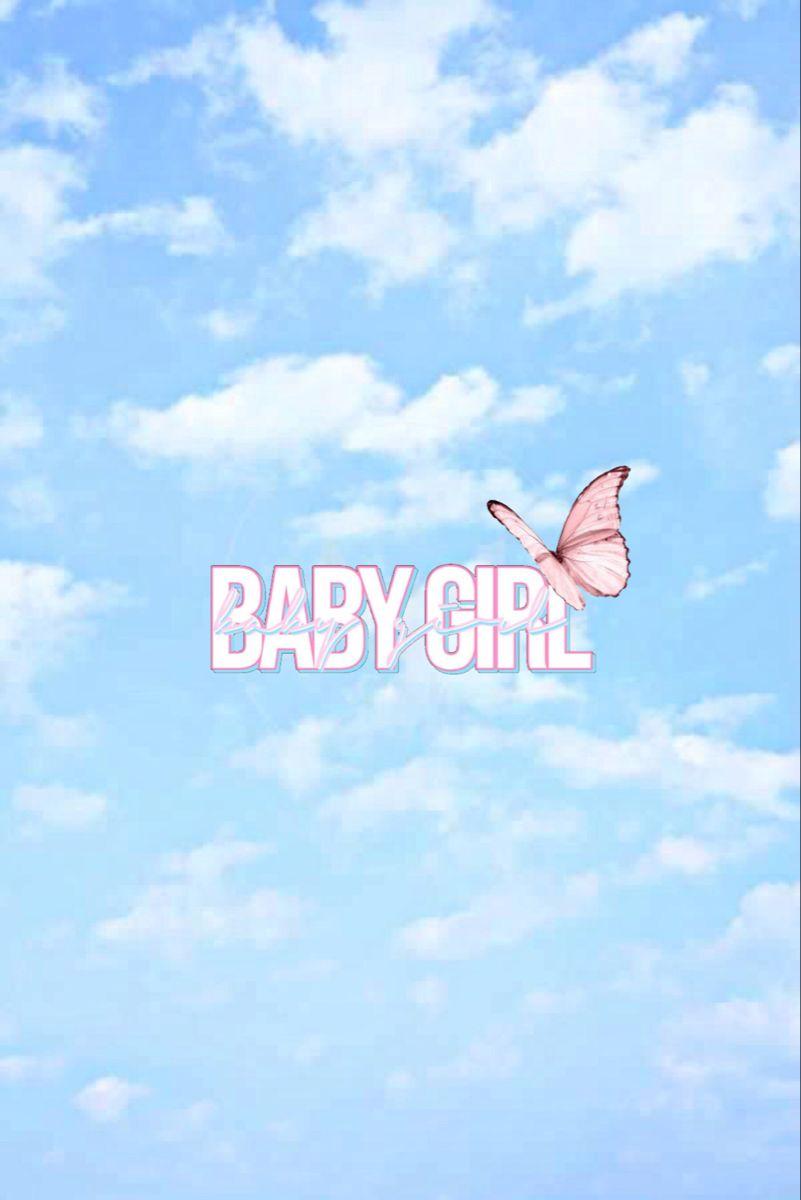801x1200 Cute Baby Blue Aesthetic Picture Butterfly