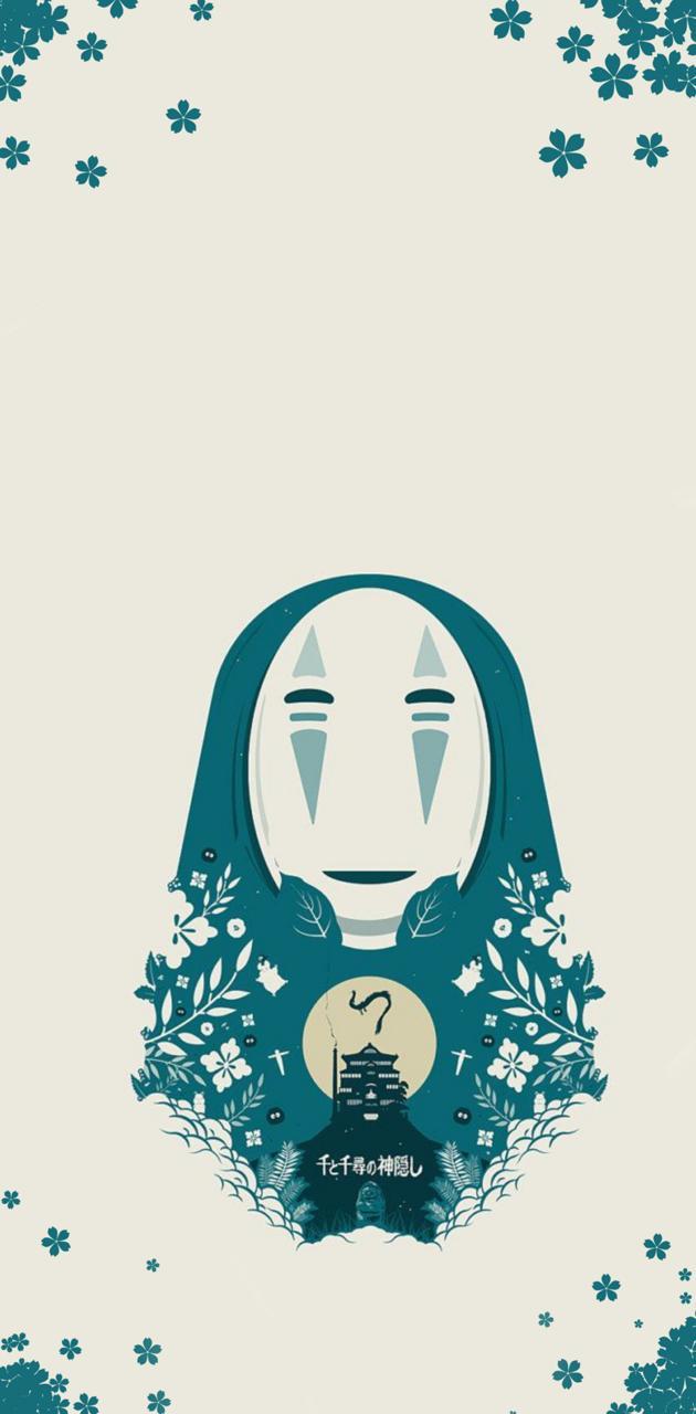 630x1280 Spirited away Noface wallpaper