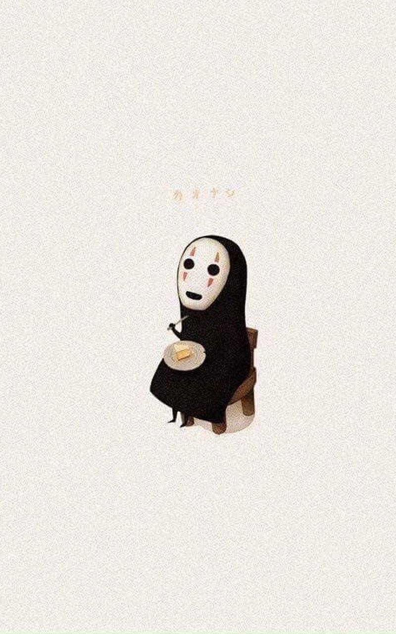 800x1280 Kaonashi No Face. Wallpaper seni, Spirited away, Seni anime