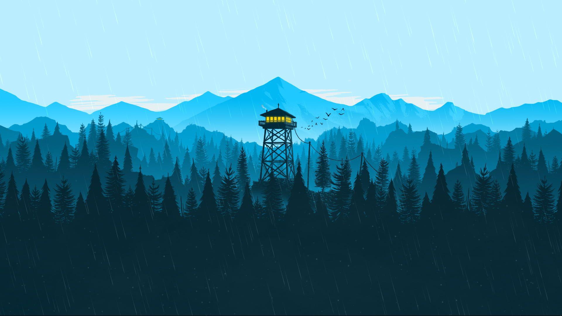 Blue Firewatch Wallpapers - Top Free Blue Firewatch Backgrounds ...