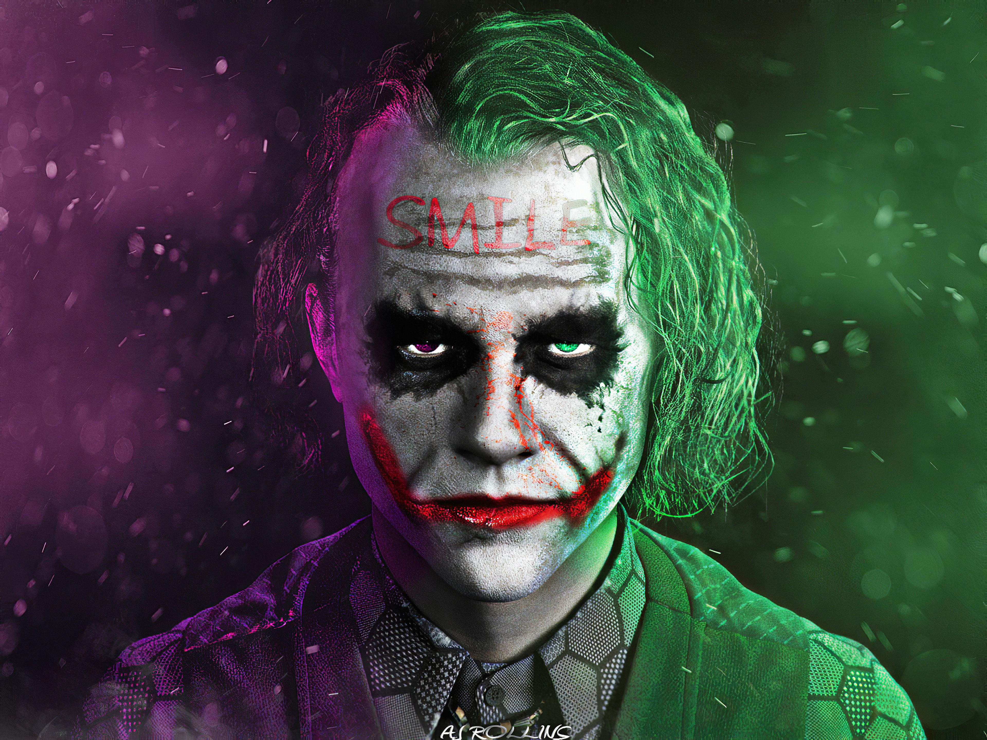 3840x2880 Joker Smile 4k, HD Superheroes, 4k Wallpaper, Image, Background, Photo and Picture