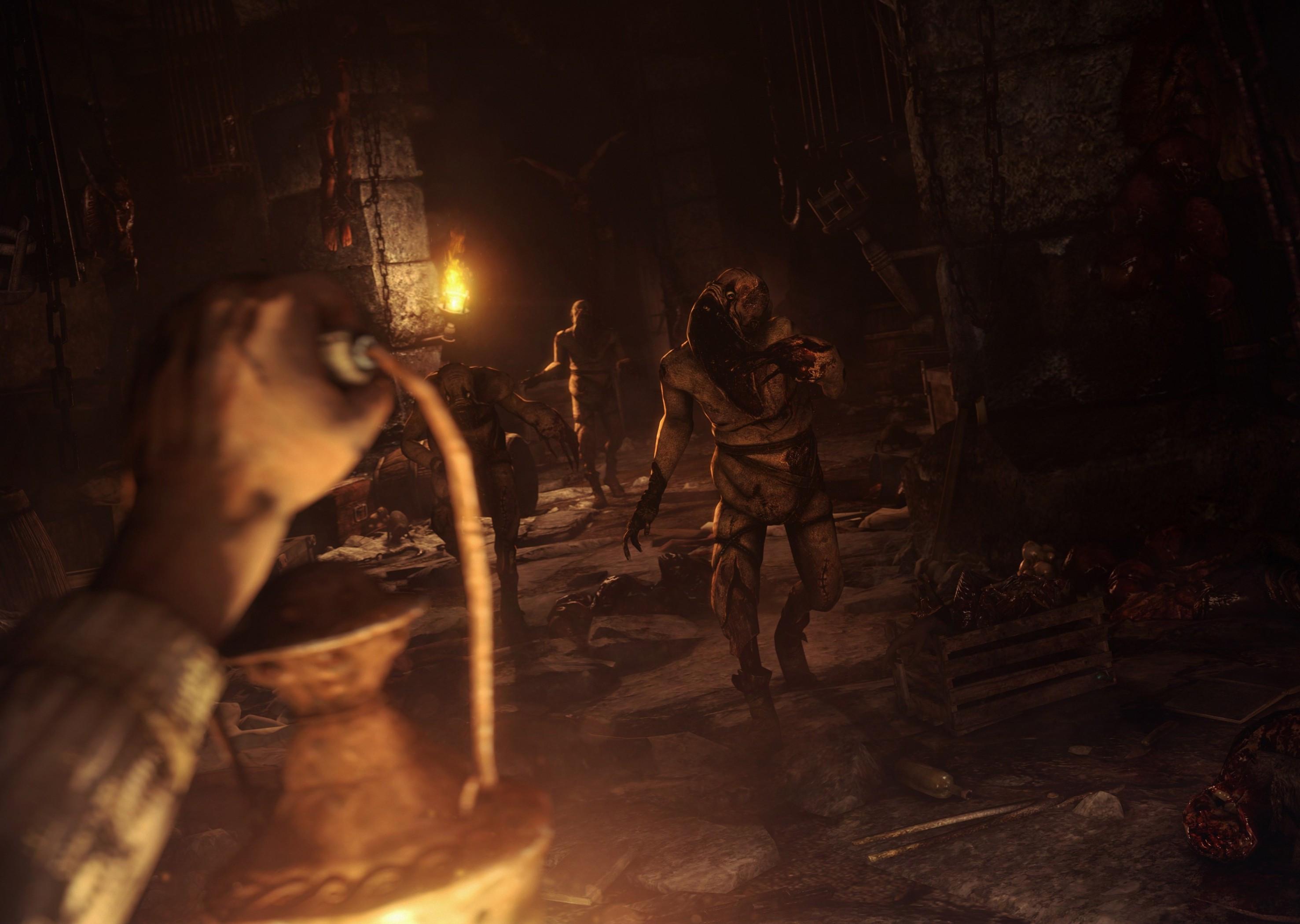 2954x2101 Download 2954x2101 Amnesia The Dark Descent, Scary, Horror, Zombies Wallpaper