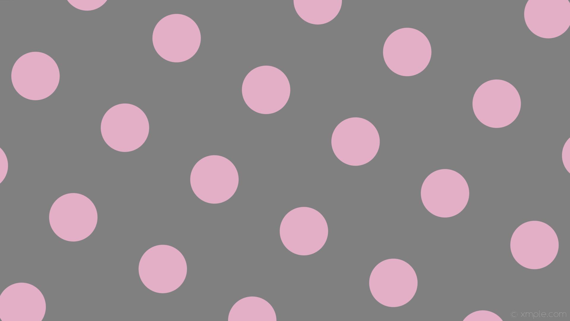 1920x1080 Wallpaper Pink And Grey Data Src And Grey Polka Dots