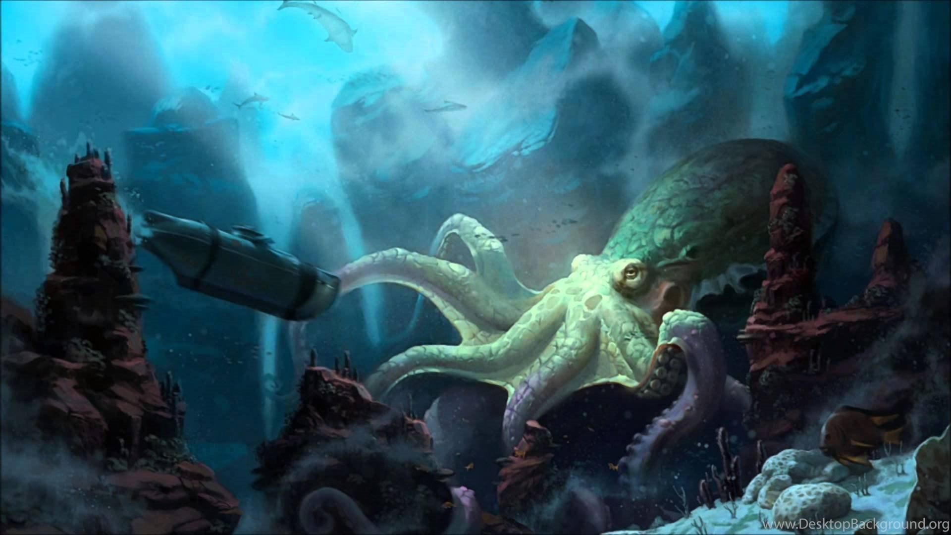 1920x1080 Ocean Fantasy Art Wallpaper 1920x1080 Download. Best Monster. Desktop Background