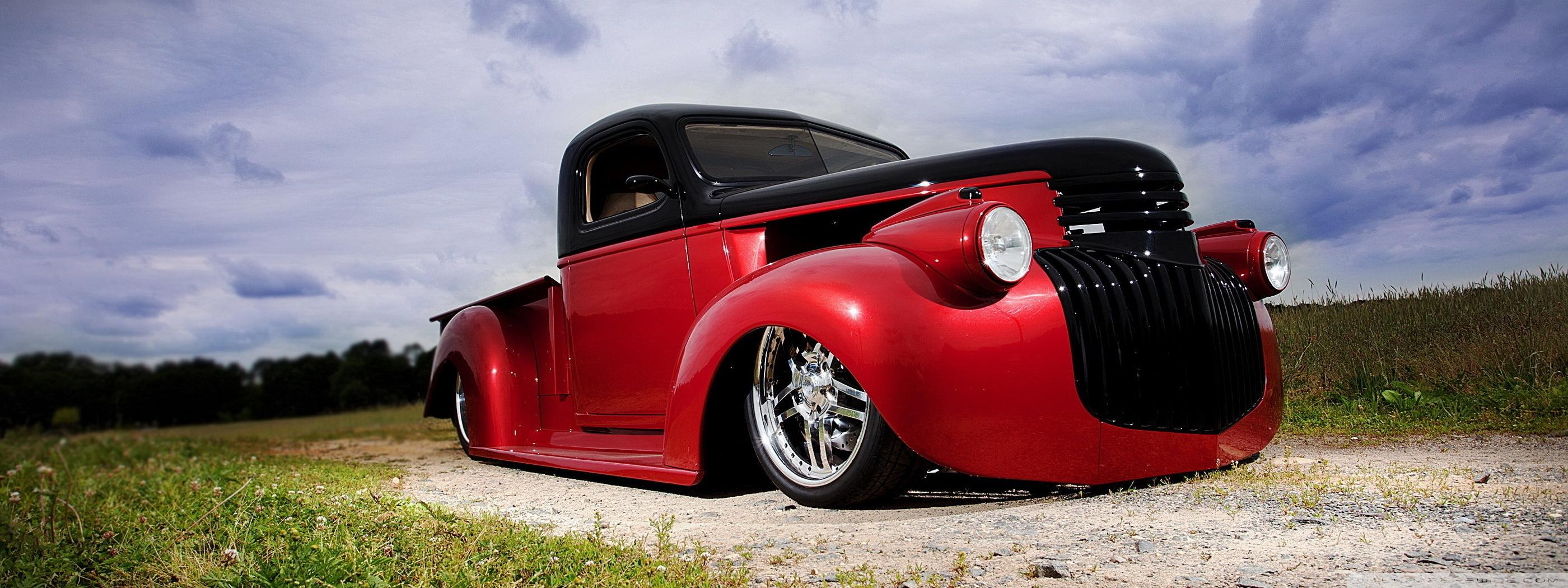 2800x1050 Chevy Pick Up 1946 Hot Rod Ultra HD Desktop Background Wallpaper for 4K UHD TV : Multi Display, Dual Monitor : Tablet