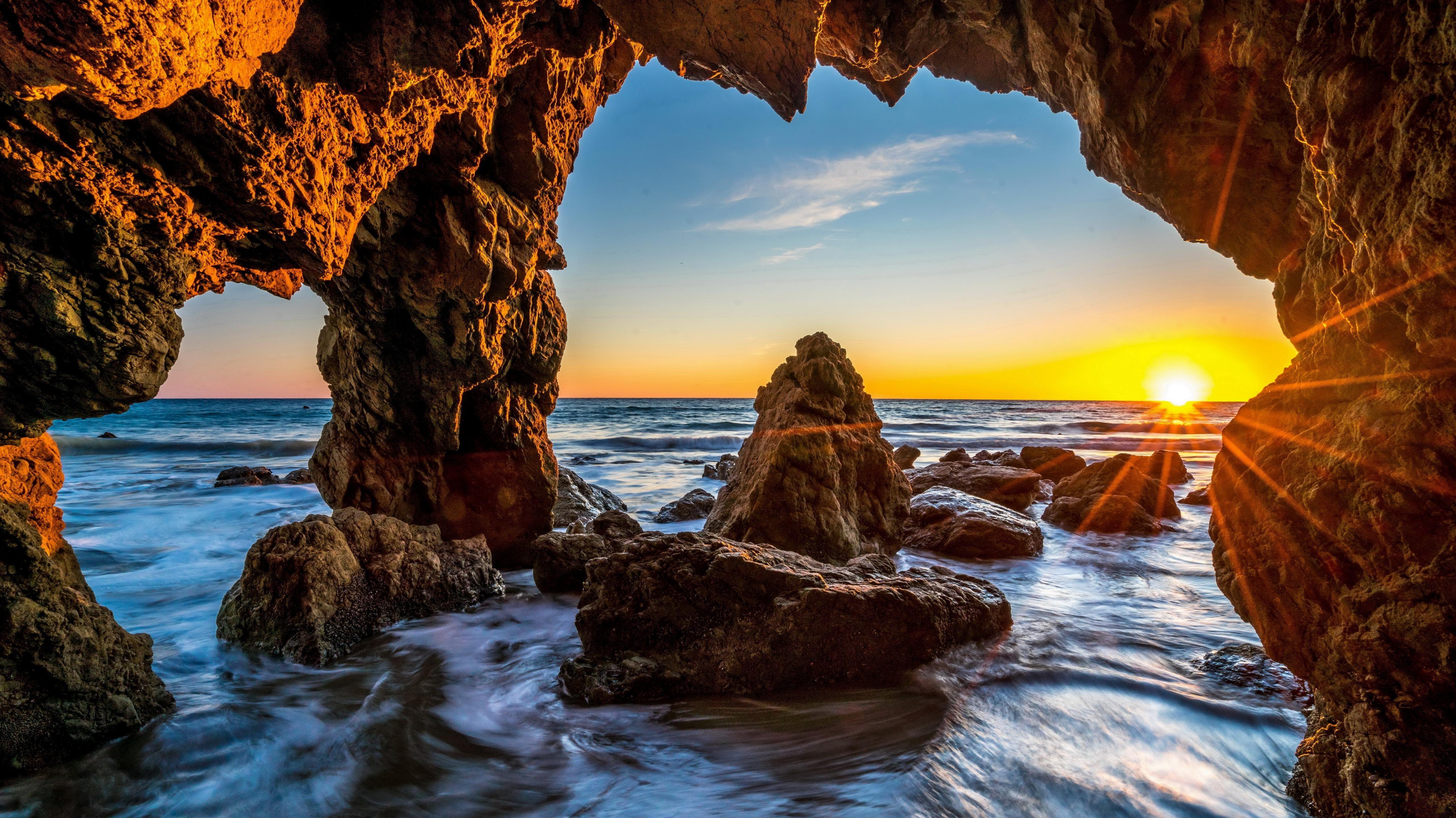 5120x2880 natural arch #malibu #california malibu beach united states el matador state beach #epic malibu sea ca. Landscape photography, Mountain wall art, Nature wallpaper