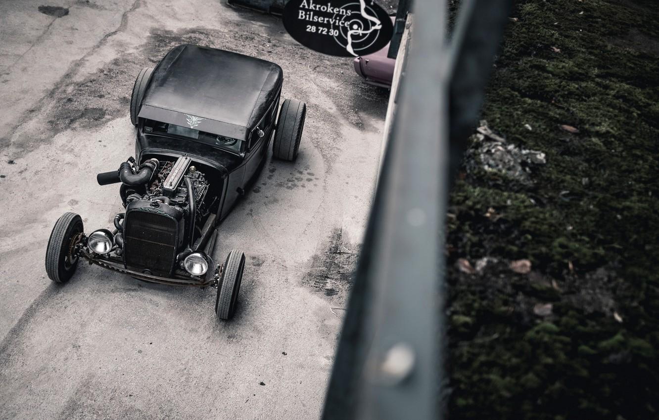 1332x850 Wallpaper Chevrolet, Hot Rod, Rat Rod, Diesel, Yard, Sign, Cummins, The roof of the house, i6 Twin Turbo image for desktop, section chevrolet