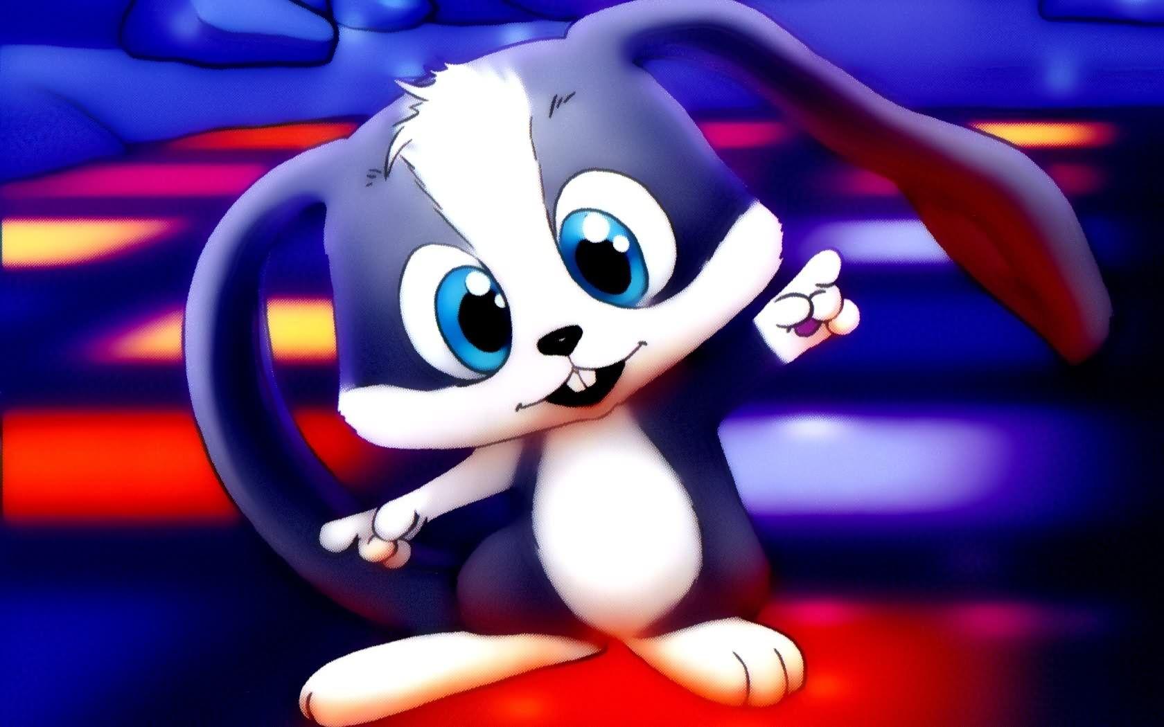 1680x1050 Animated Rabbit Desktop Wallpaper 19076 .