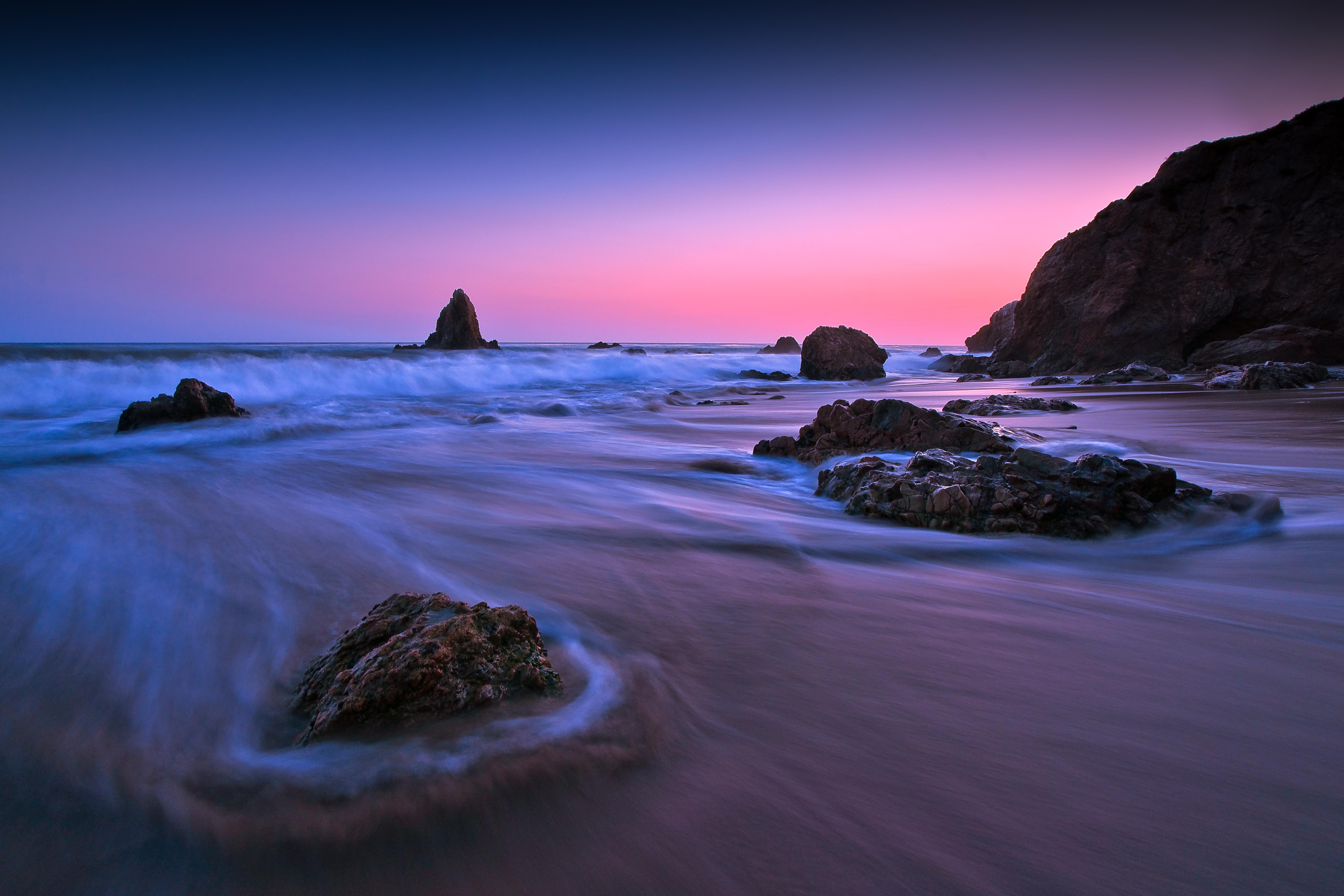 Malibu Beach Sunrise Desktop Wallpapers - Top Free Malibu Beach Sunrise ...