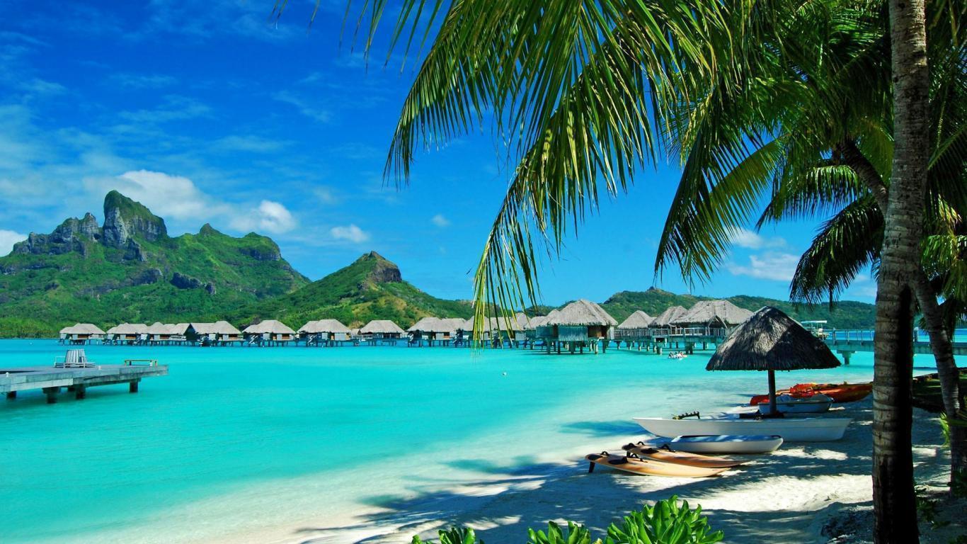 1366x768 Hawaii Beach Desktop Wallpaper, HD Hawaii Beach Desktop Background