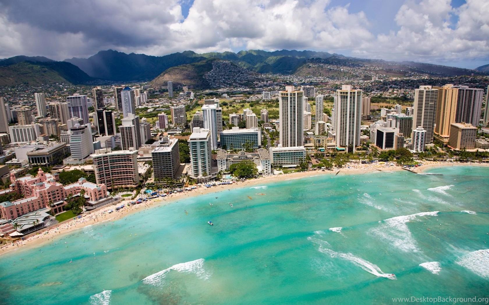 1680x1050 1920x1200px Waikiki Hawaii Wallpaper For Desktop Desktop Background