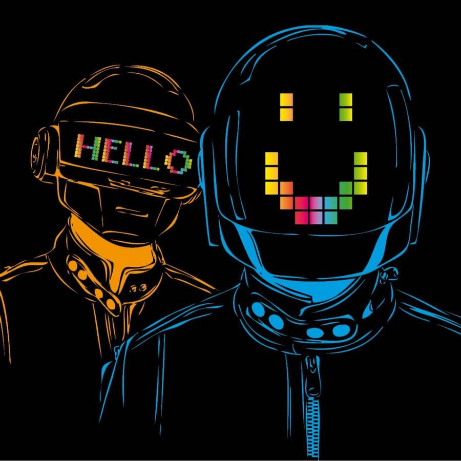900x900 Download Daft Punk Hello Art Wallpaper