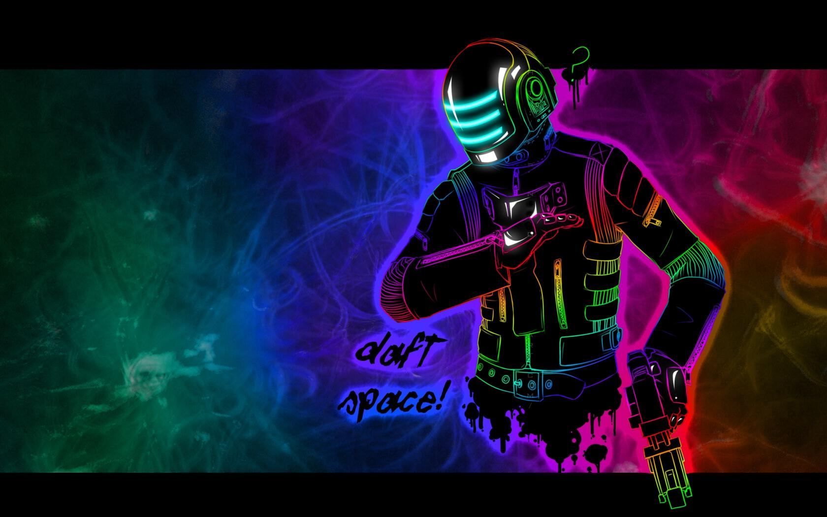 1680x1050 daft punk dead space