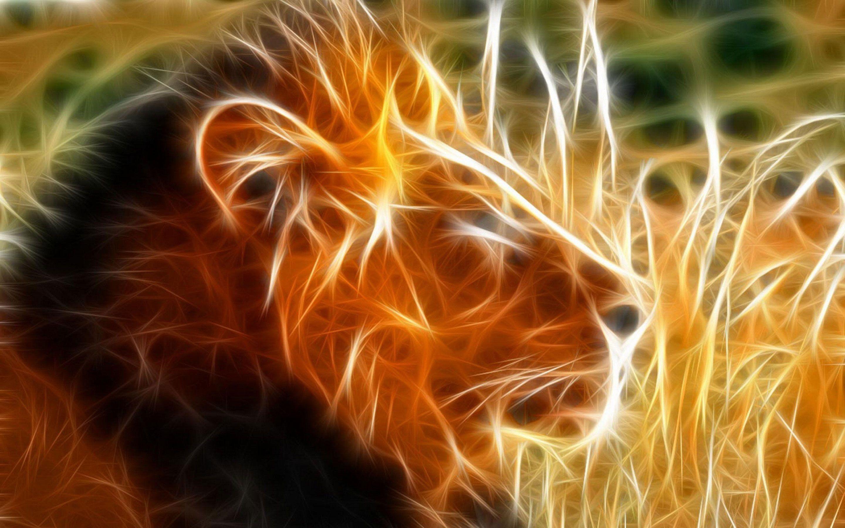 2880x1800 3D Wallpaper Animals