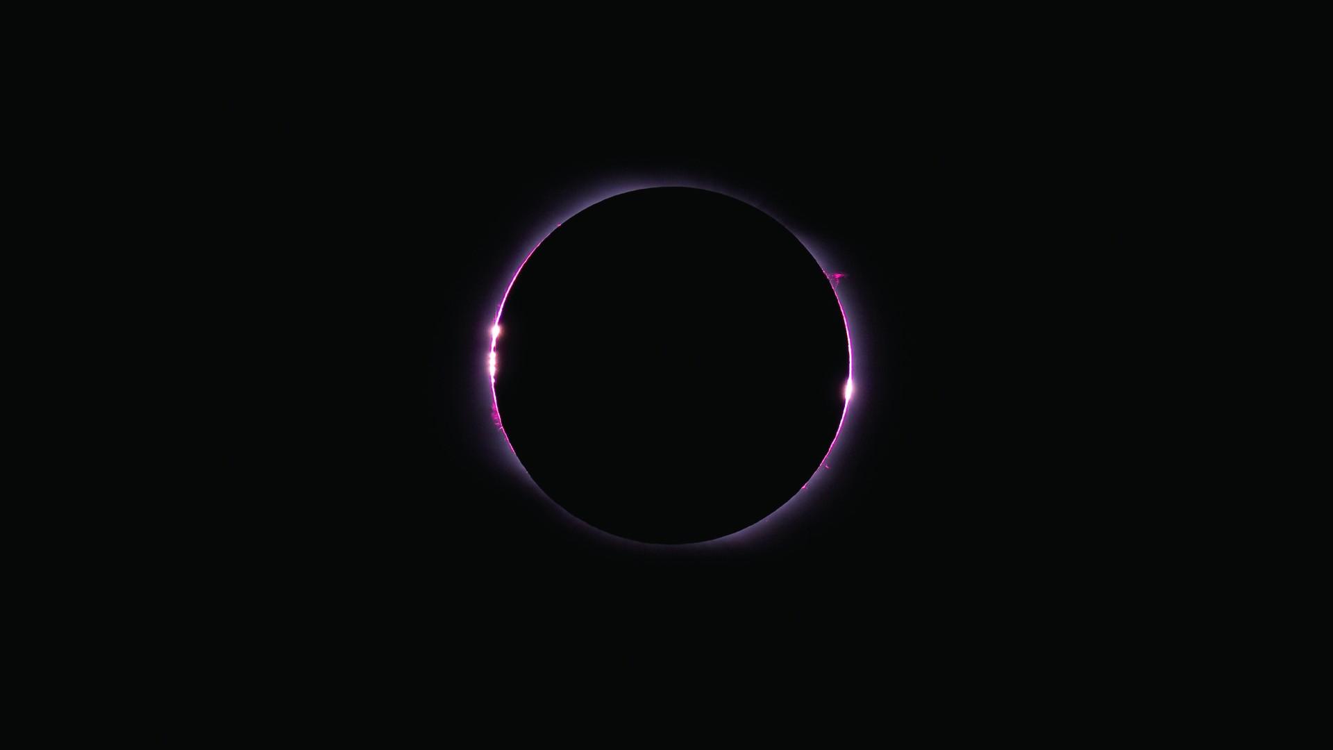 1920x1080 #abstract, #eclipse, #dark, #black, #black background, #space art, #artwork, #minimalism, wallpaper. Mocah HD Wallpaper
