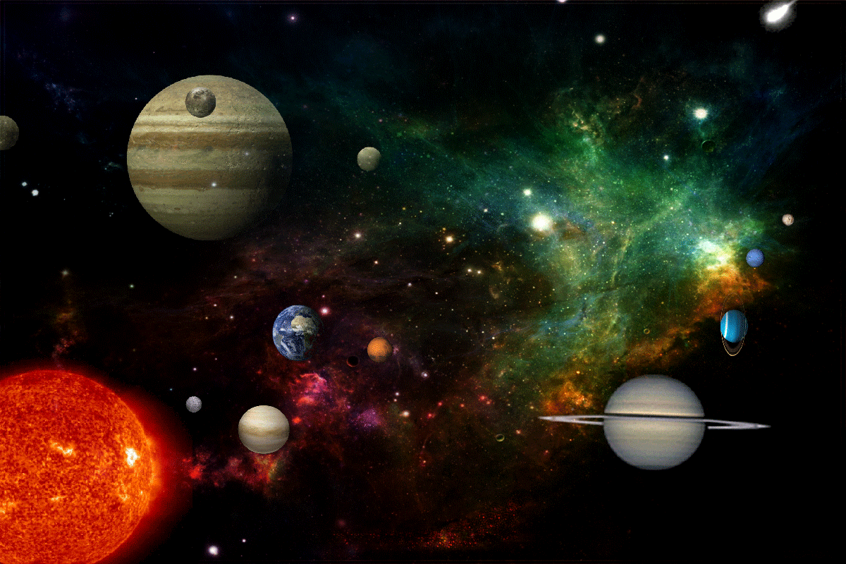 Space Background Animated Gif
