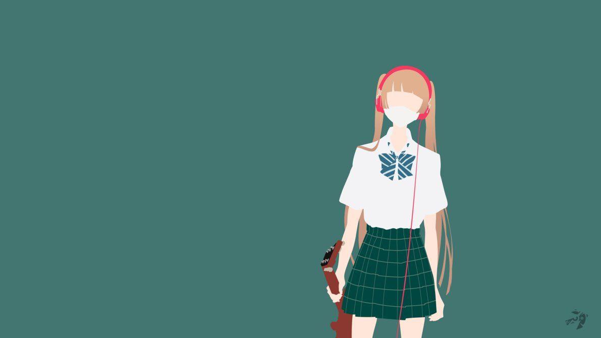 1191x670 Nino Arisugawa. Fukumenkei Noise Minimalist Anime