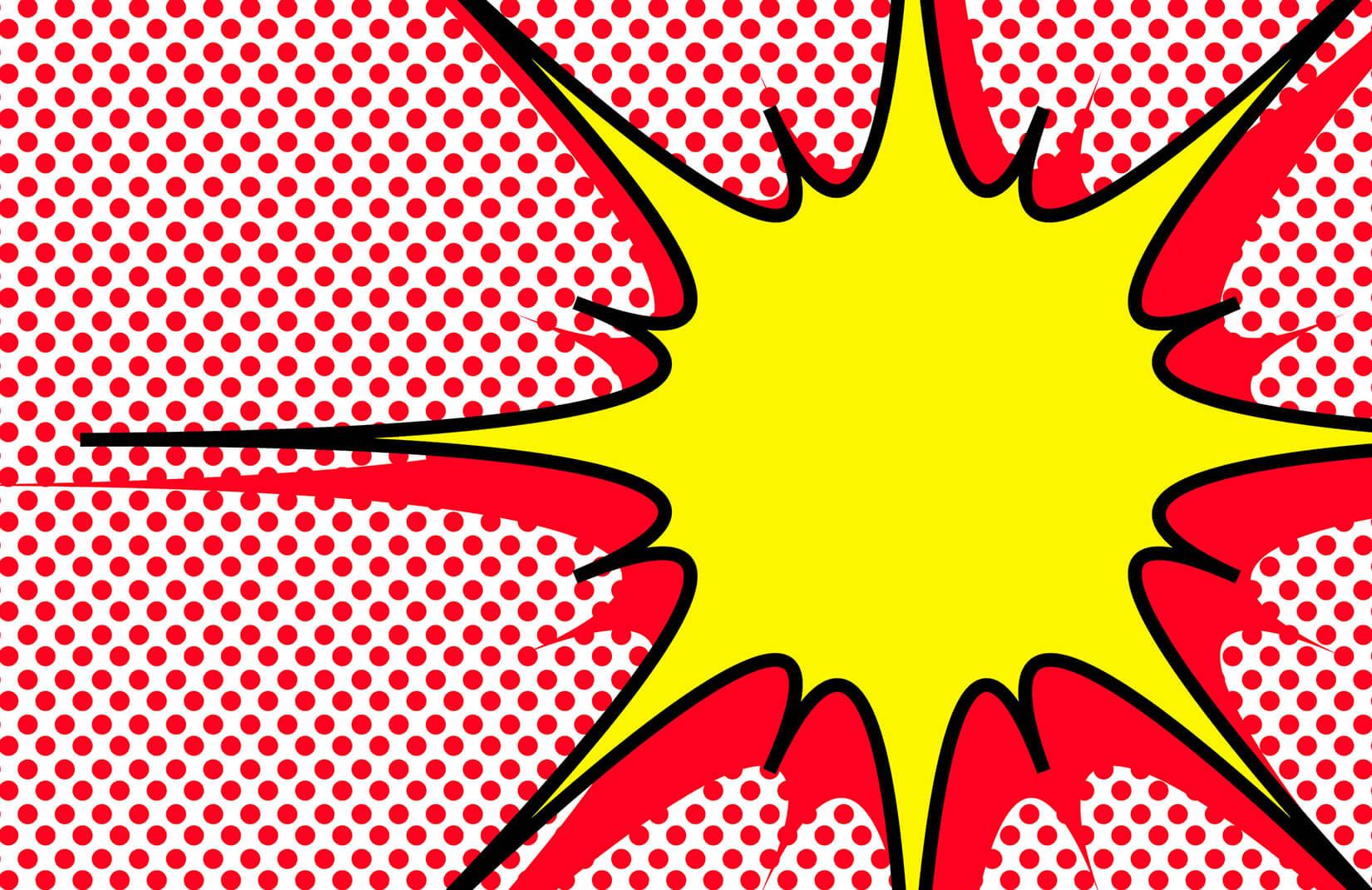 1650x1070 Dotted Retro Pop Art Wallpaper Mural