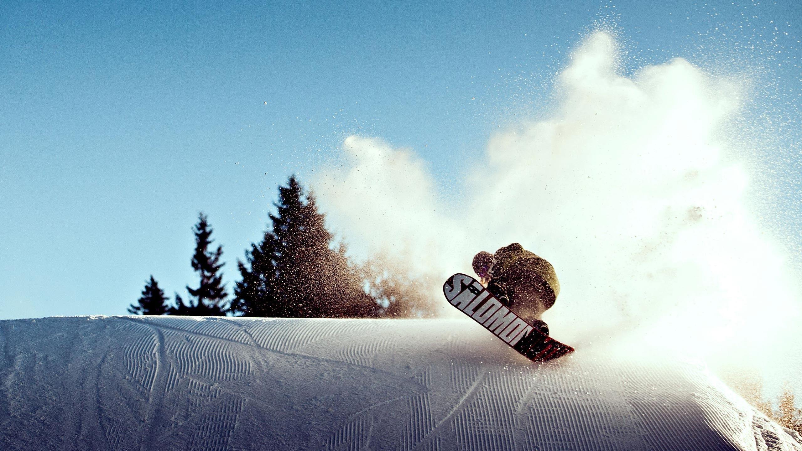 2560x1440 Snowboard Desktop Wallpaper