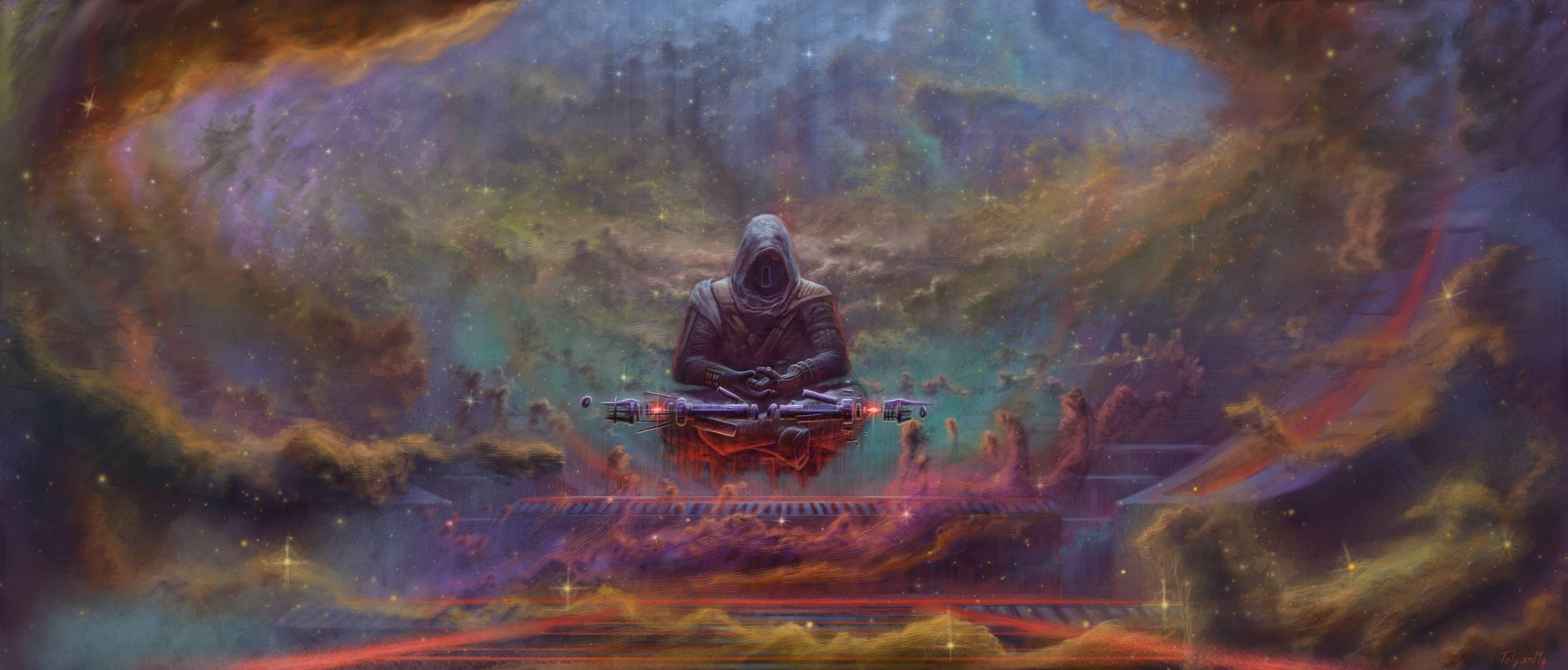 4500x1924 Meditate 4K wallpaper for your desktop or mobile screen free and easy to download