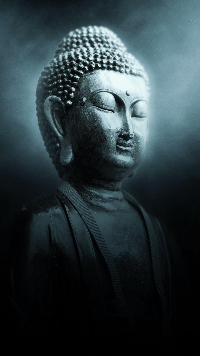 675x1200 QHD Wallpaper #Buddha # Buddhism #meditation #blue #classic #statue #black #shine #enlightenment #HDwallpaper