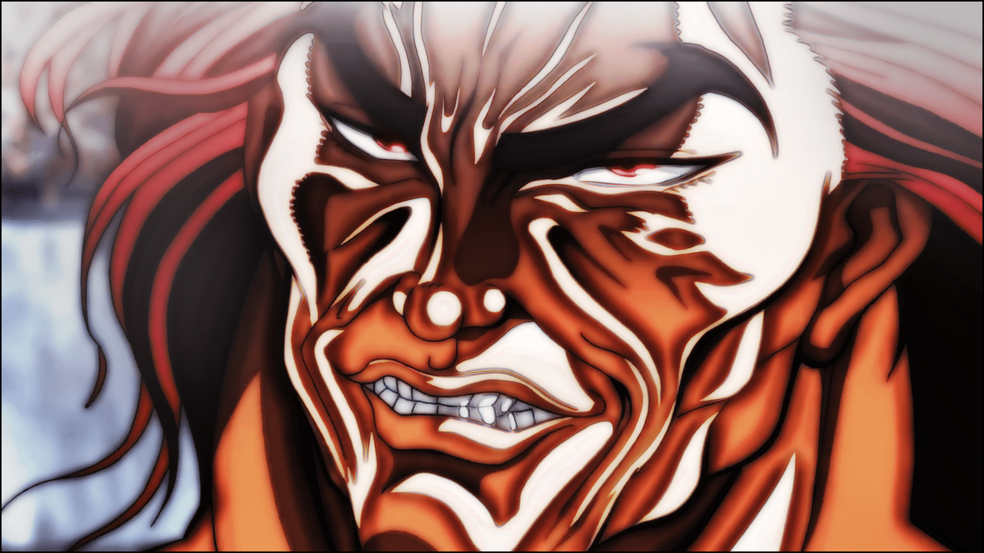 1920x1080 Baki the Grappler, screen shot, Yujiro Hanma. Mocah HD Wallpaper