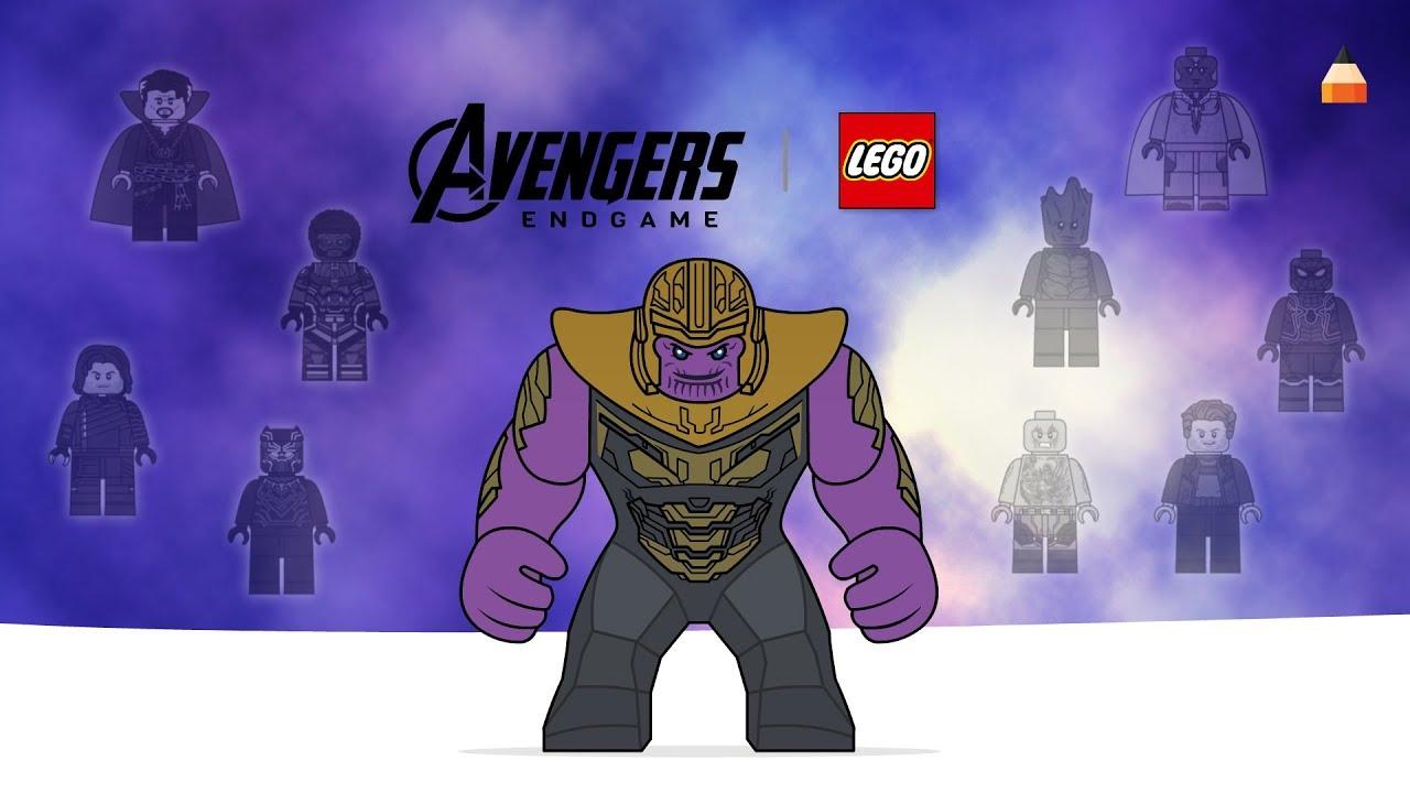 1280x720 Avengers Endgame Drawing Lego Thanos. #LEGO #avengers. Lego thanos, Drawings, Coloring books