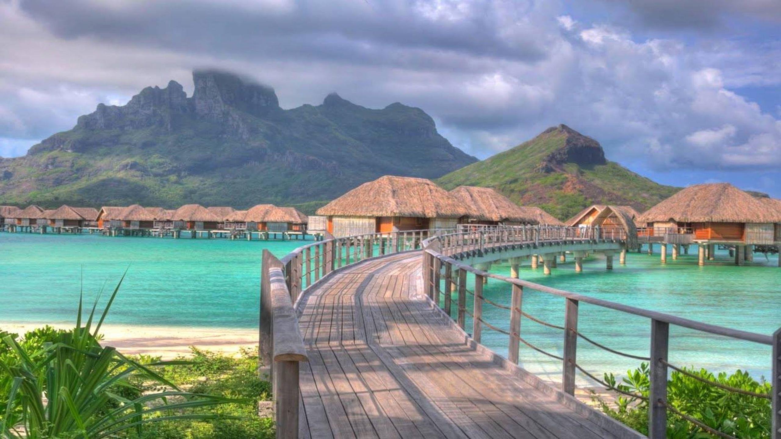 2560x1440 Four Seasons Bora Bora Wallpaper 2020