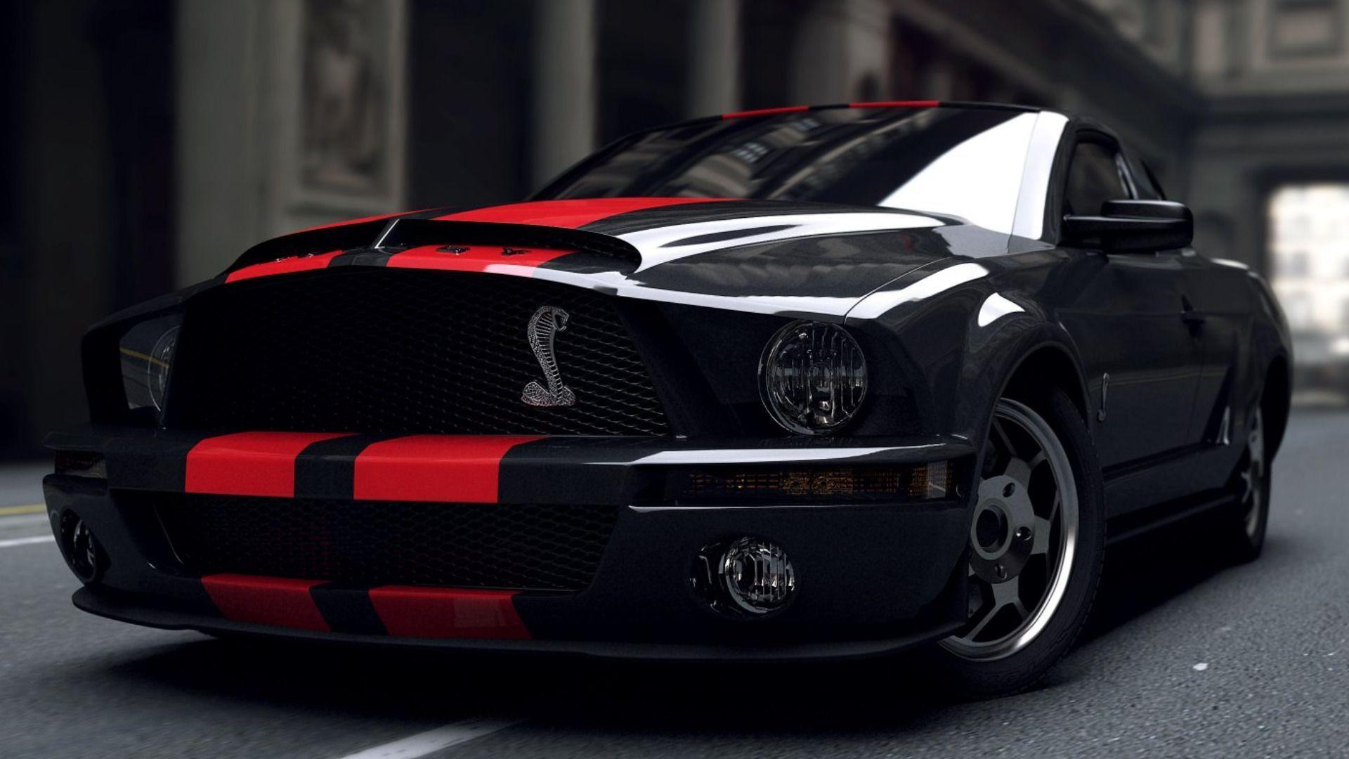 Black Ford Mustang Wallpapers Top Free Black Ford Mustang Backgrounds Wallpaperaccess
