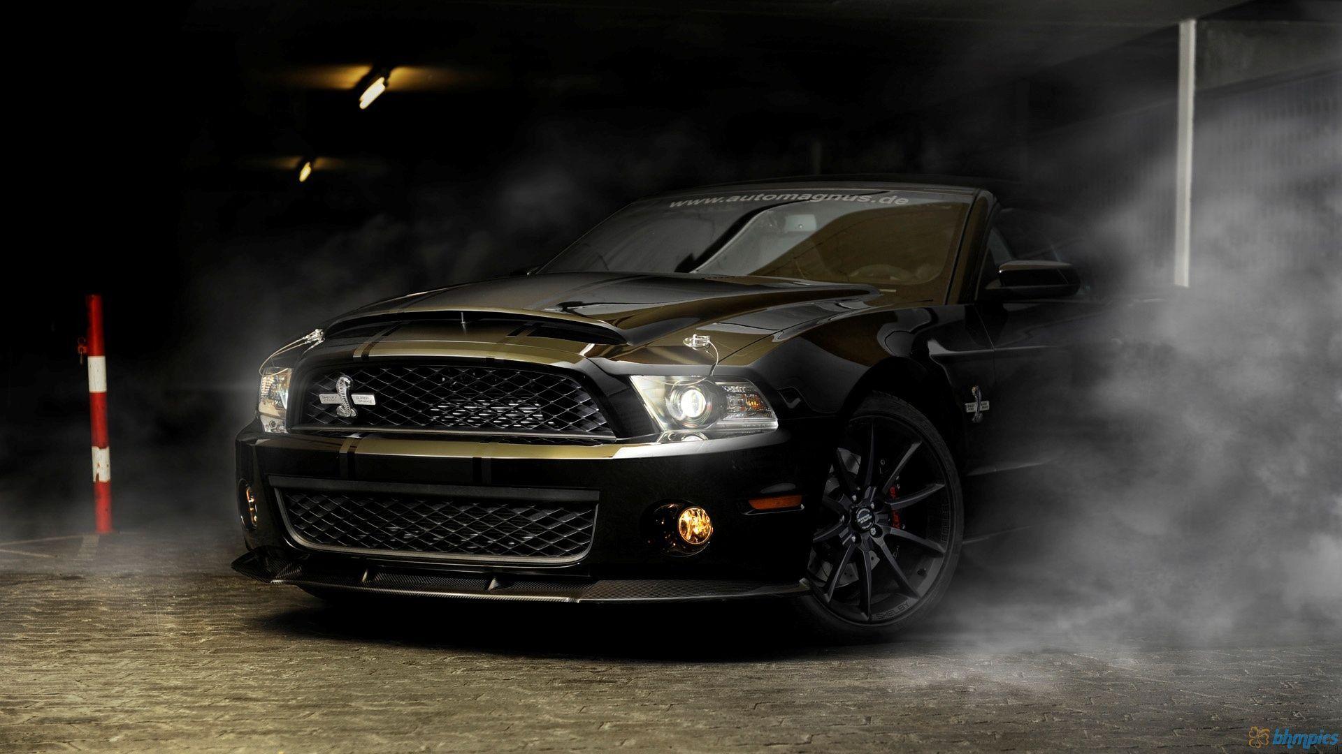 Ford Mustang Black  IPhone Wallpapers