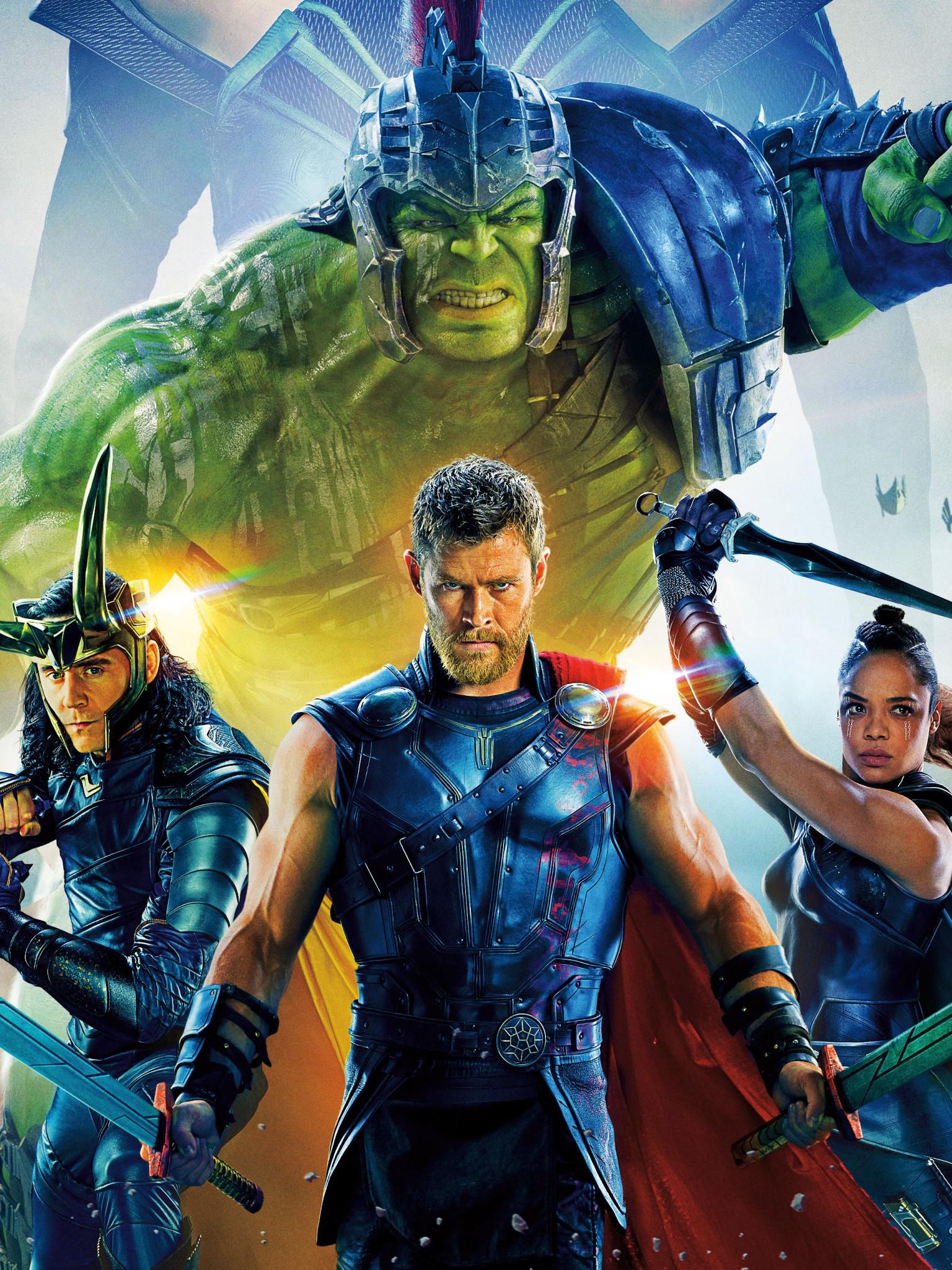 1536x2048 Free Download Thor Ragnarok HD Wallpaper for Desktop and Mobiles Retina iPad