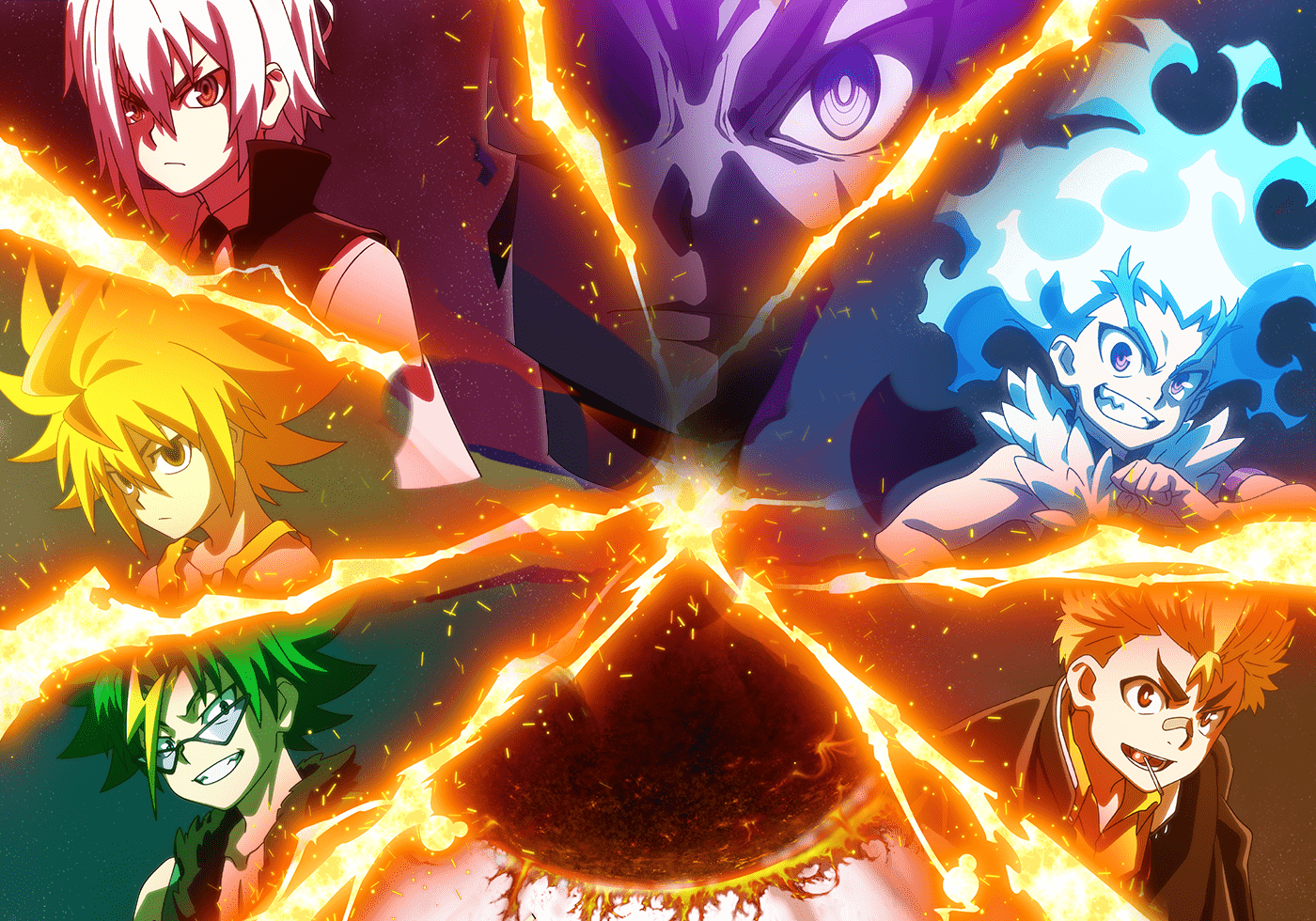 1400x980 Beyblade Burst Sparking Anime Manga