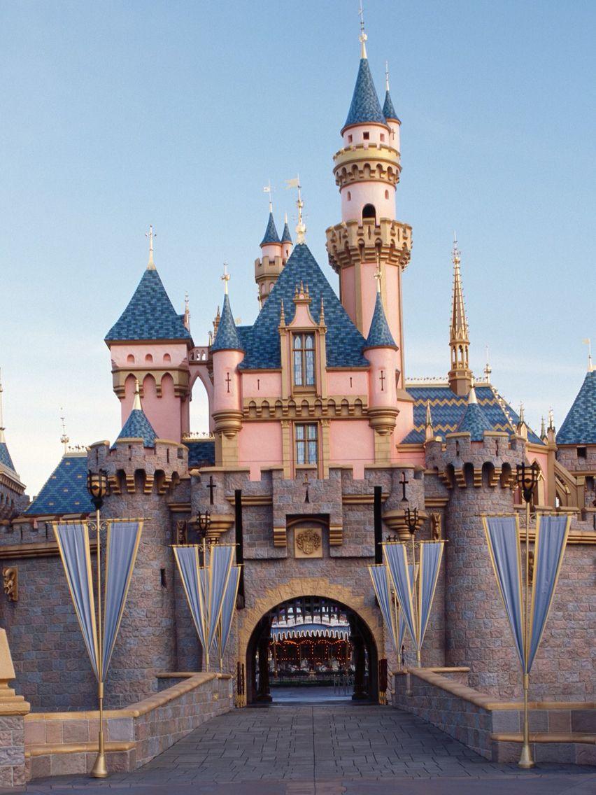 852x1136 I love all things disney Disneyland CA castle. Disneyland castle, Sleeping beauty castle, Disney attractions