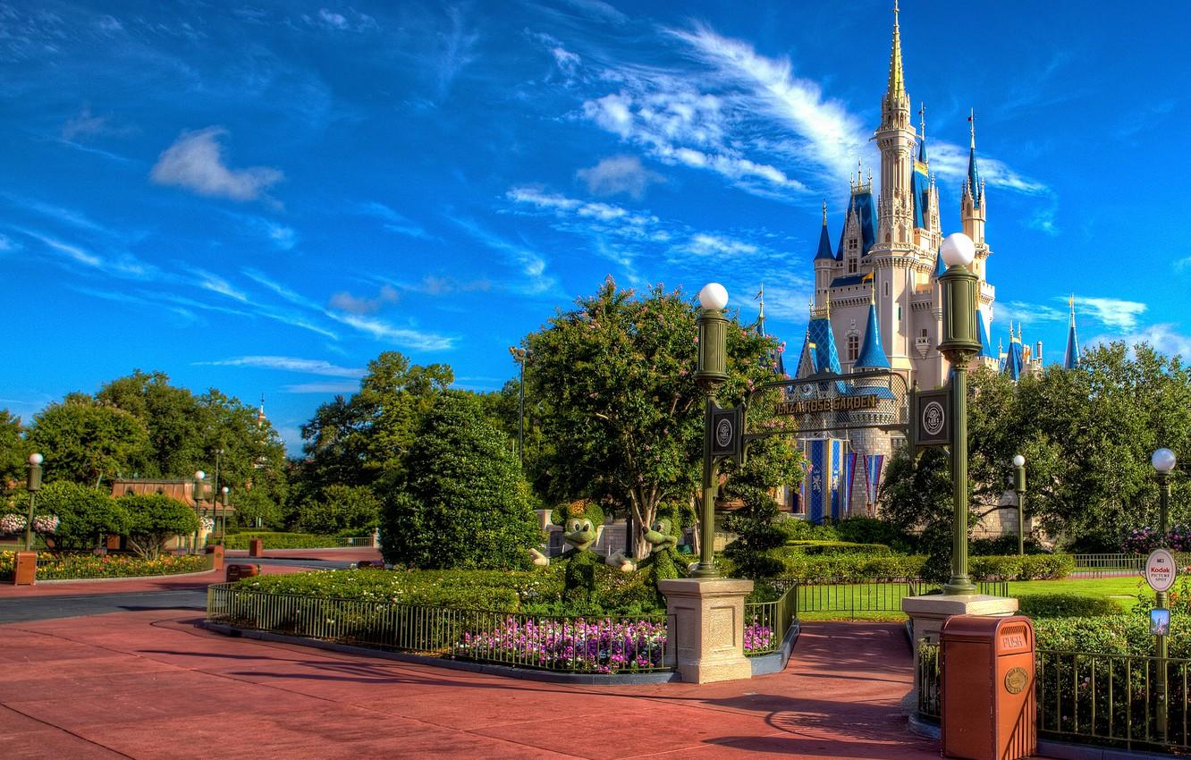 1332x850 Wallpaper summer, the sun, trees, Park, castle, street, tale, morning, lights, CA, USA, USA, trees, park, California, street image for desktop, section город