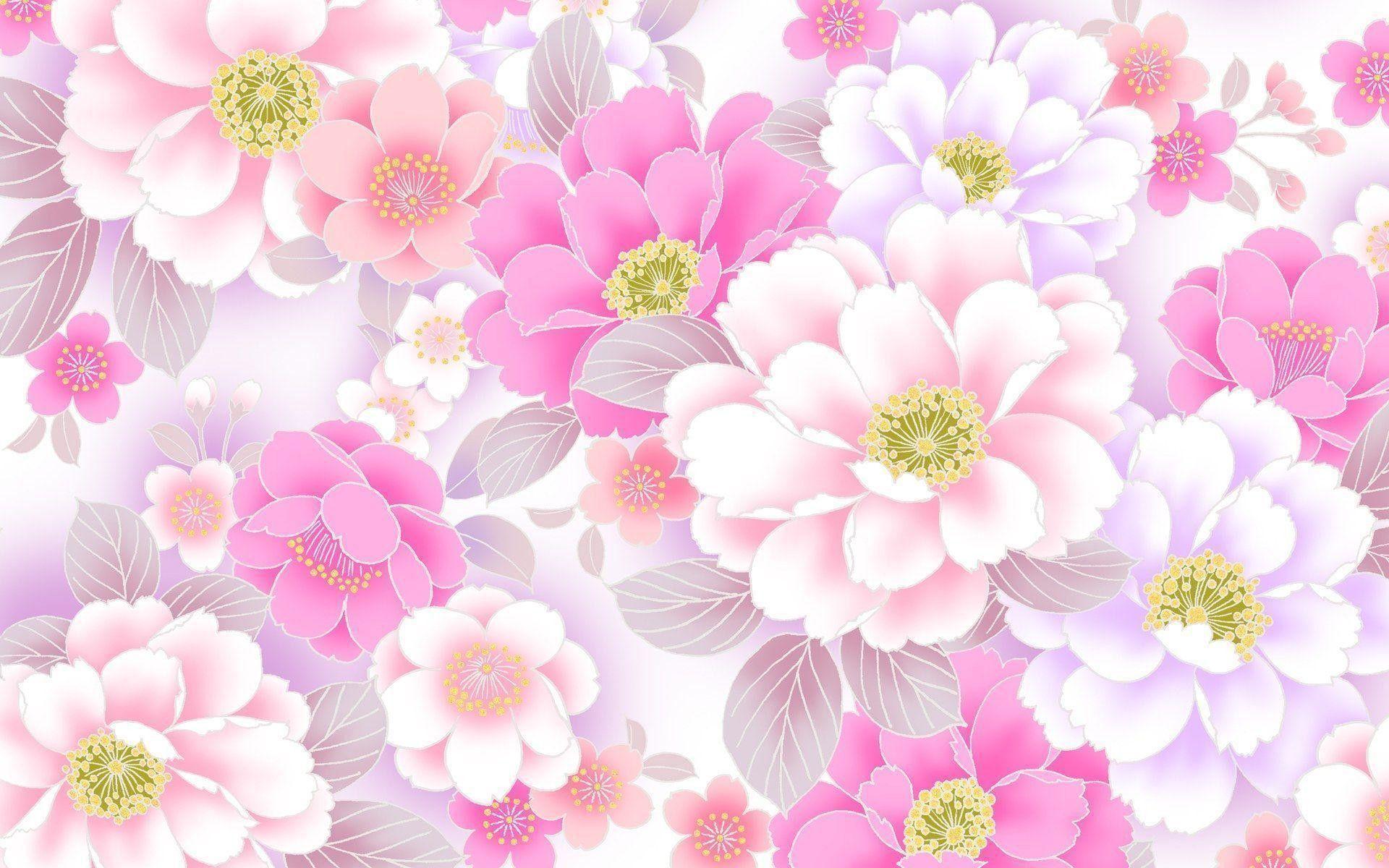 Pink Floral Wallpapers - Top Free Pink Floral Backgrounds - WallpaperAccess